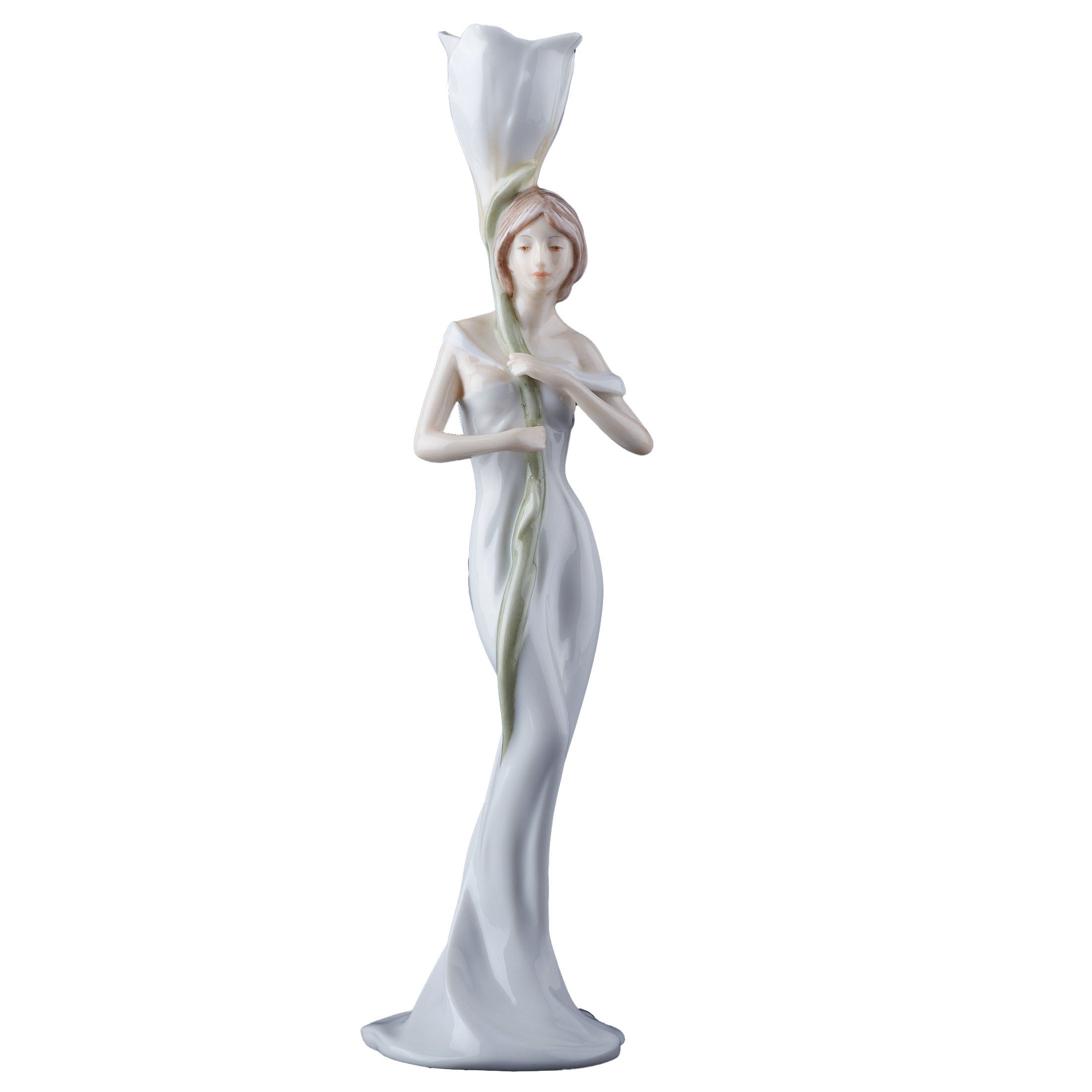 Calla Lily and Maiden Candle Holder
