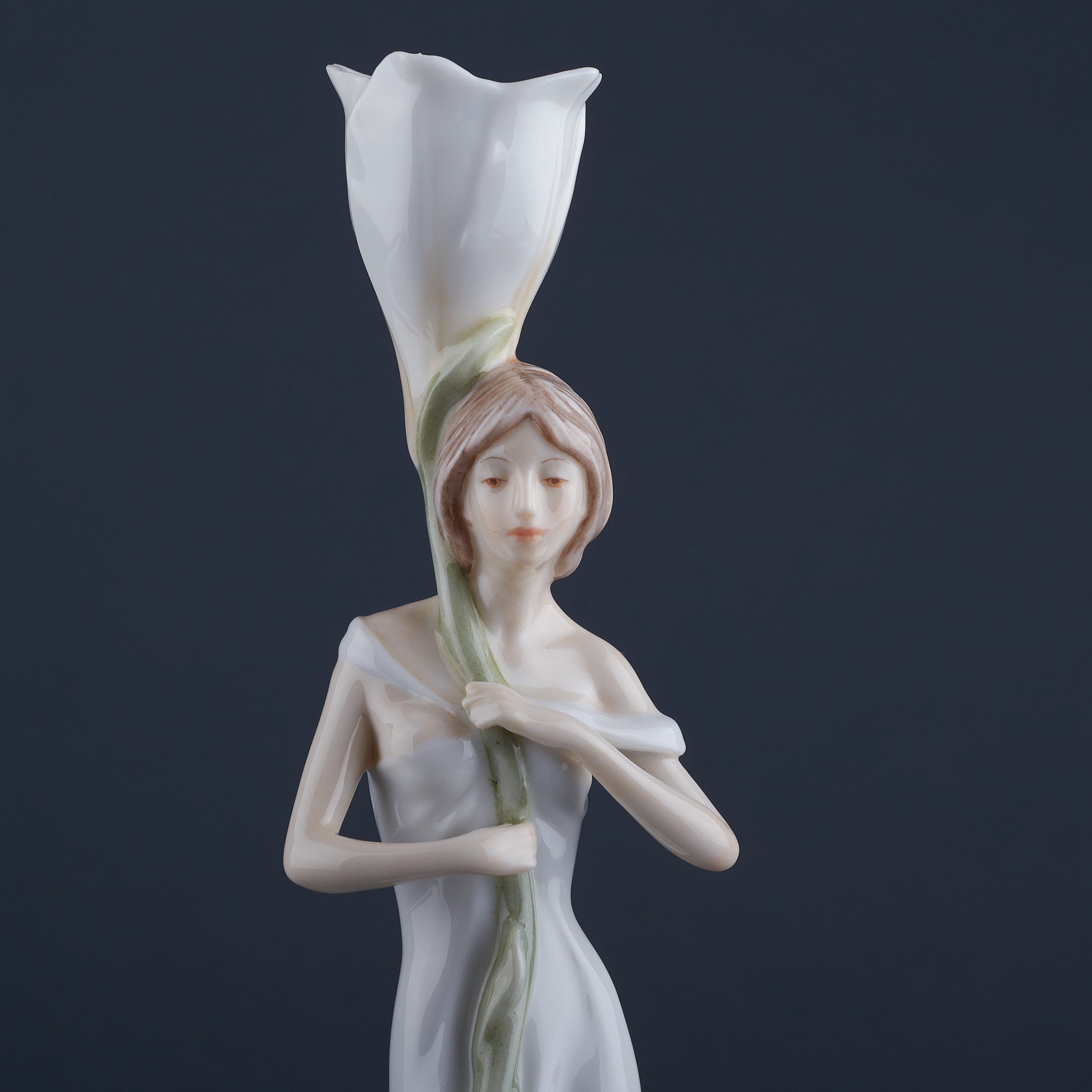 Calla Lily and Maiden Candle Holder