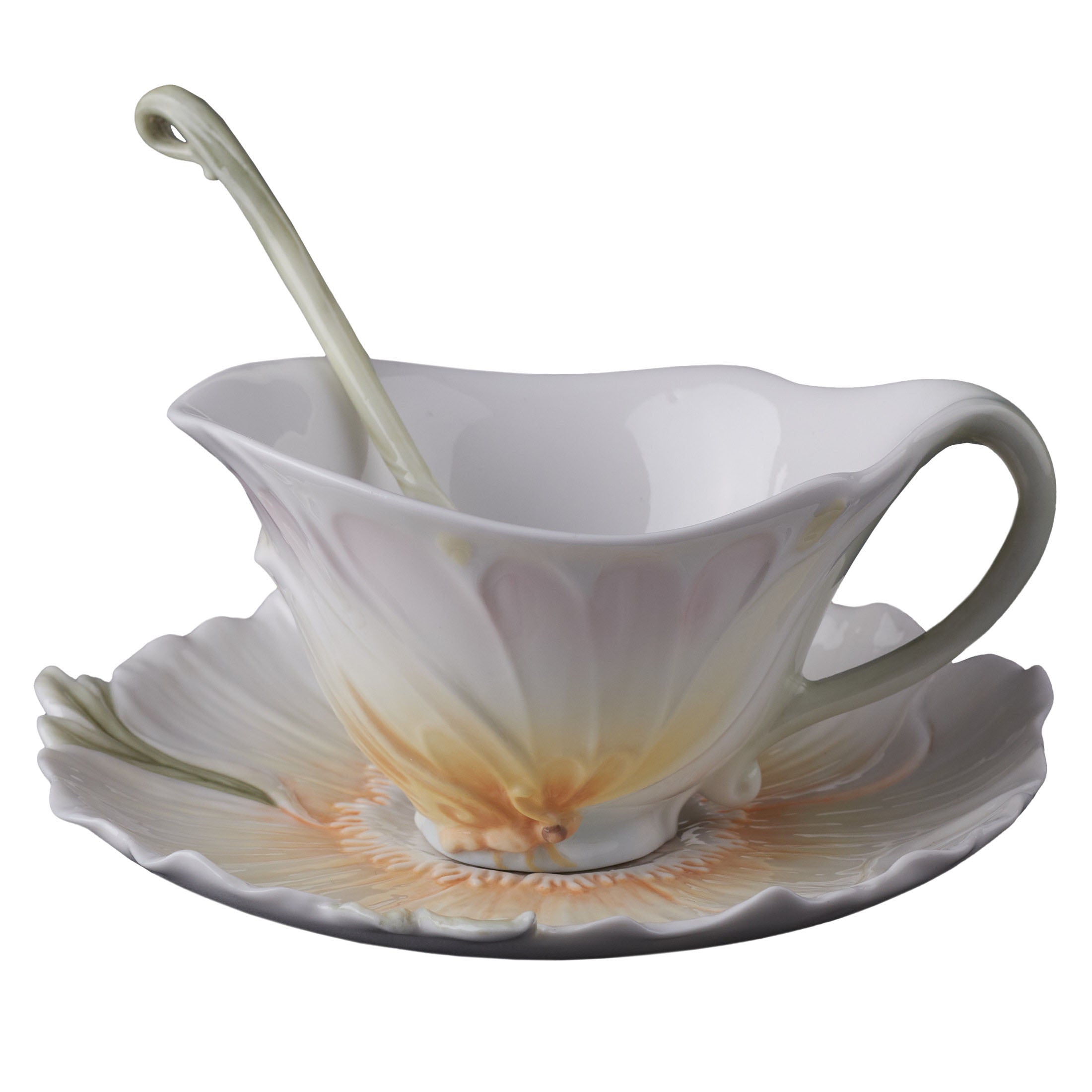 Butterfly Wing and Poppy 3 Pcs Cup Set