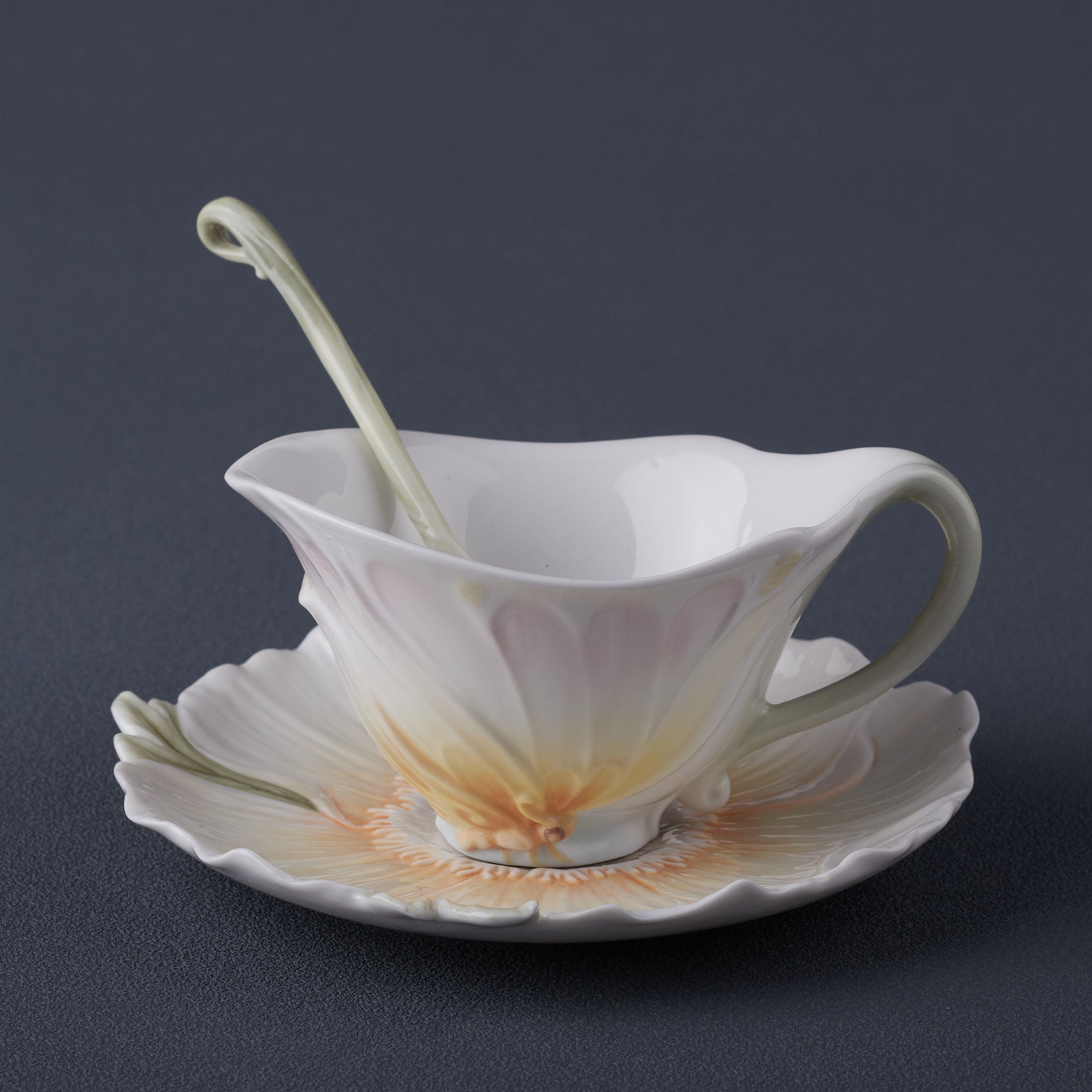 Butterfly Wing and Poppy 3 Pcs Cup Set