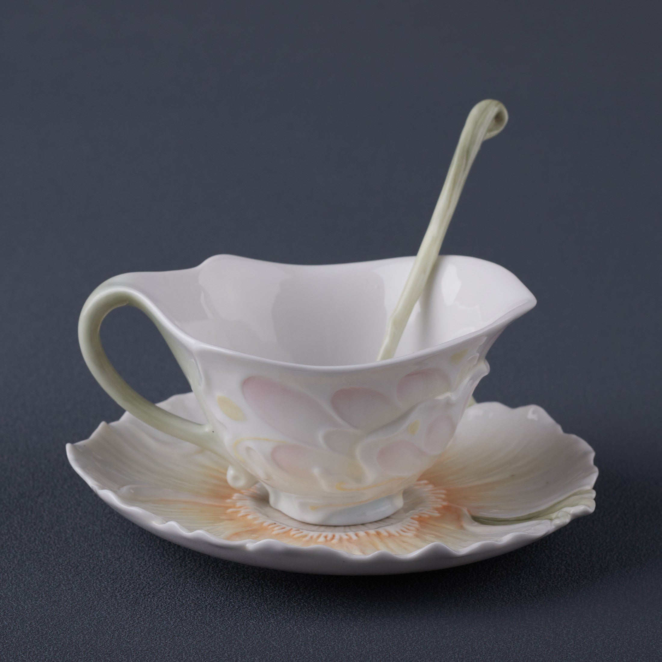Butterfly Wing and Poppy 3 Pcs Cup Set
