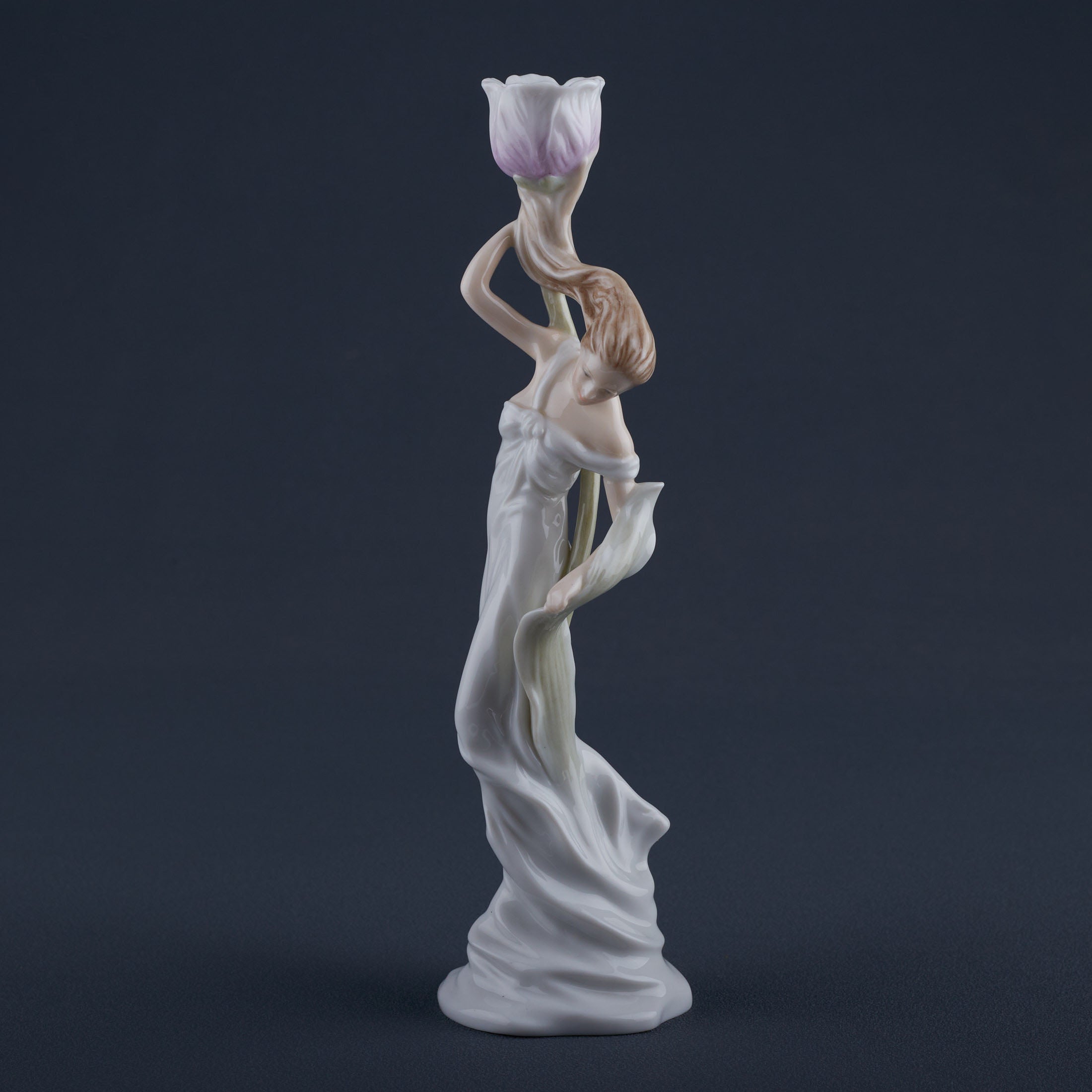 Tulip and Maiden Candle Holder