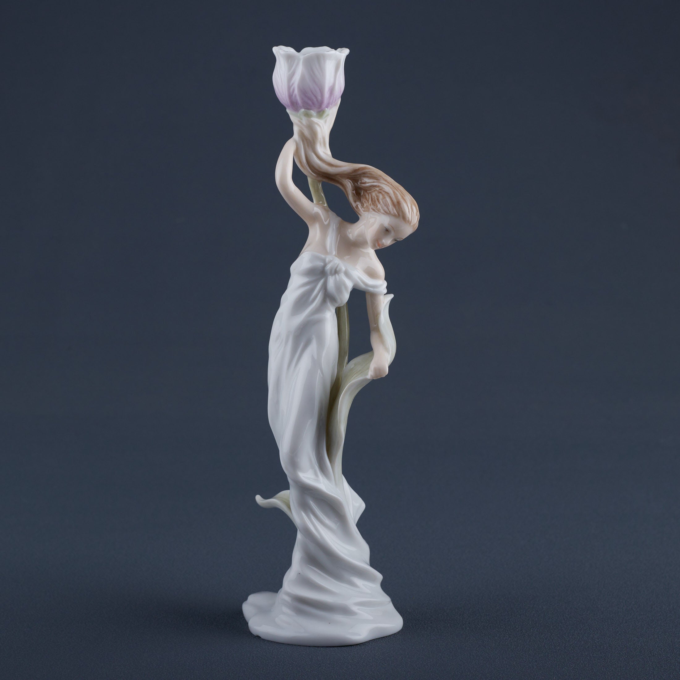 Tulip and Maiden Candle Holder