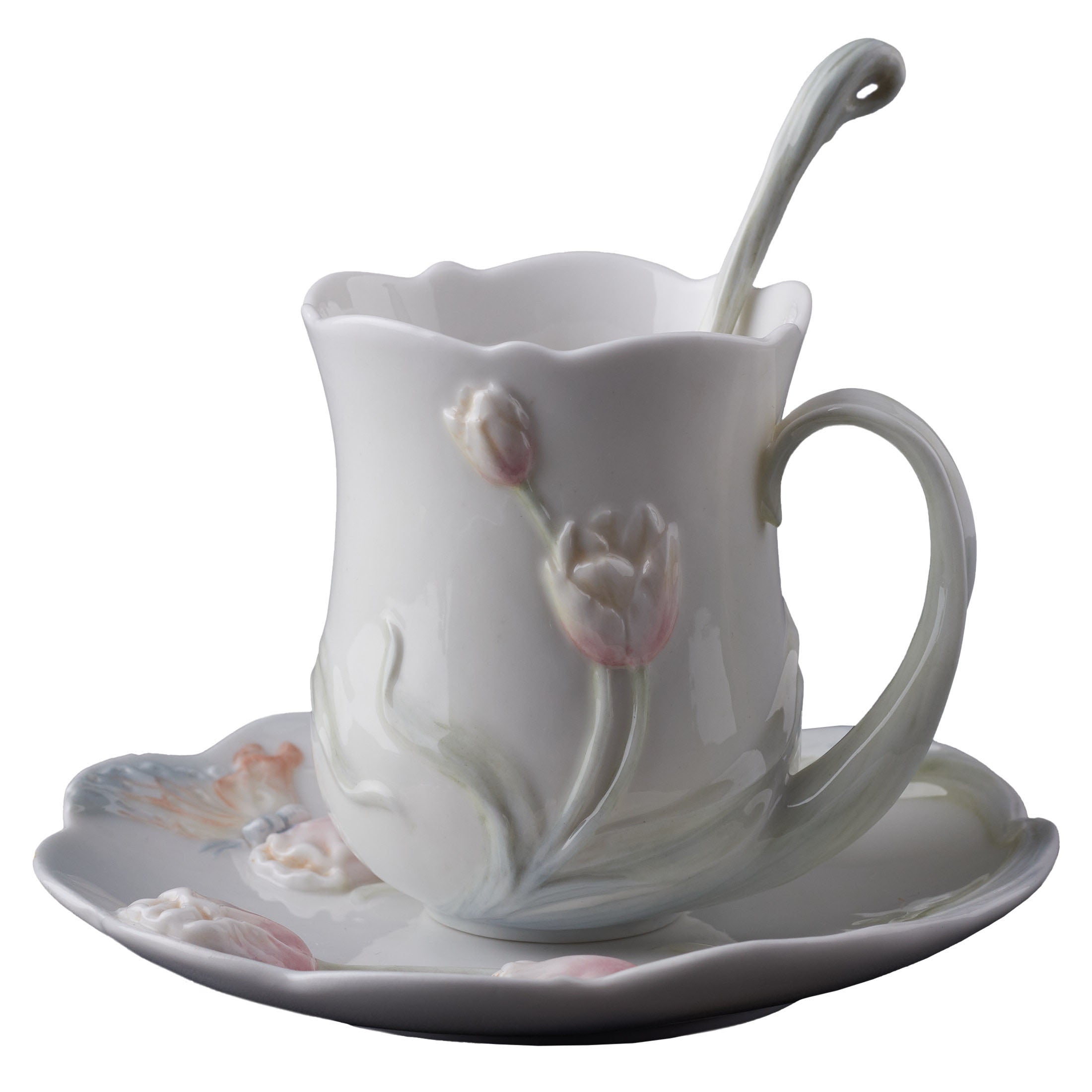 Tulip Coffee 3 Pcs Cup Set