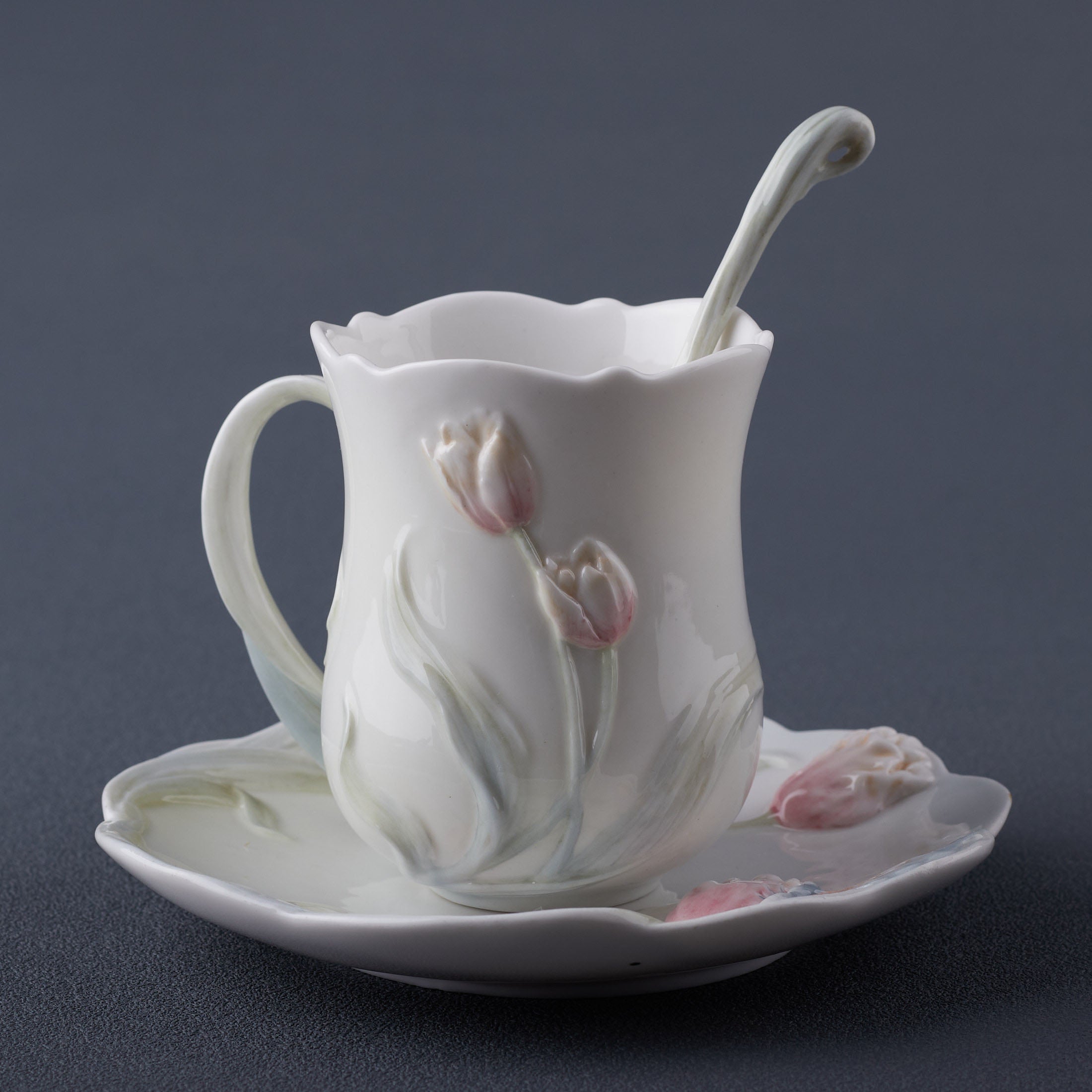 Tulip Coffee 3 Pcs Cup Set