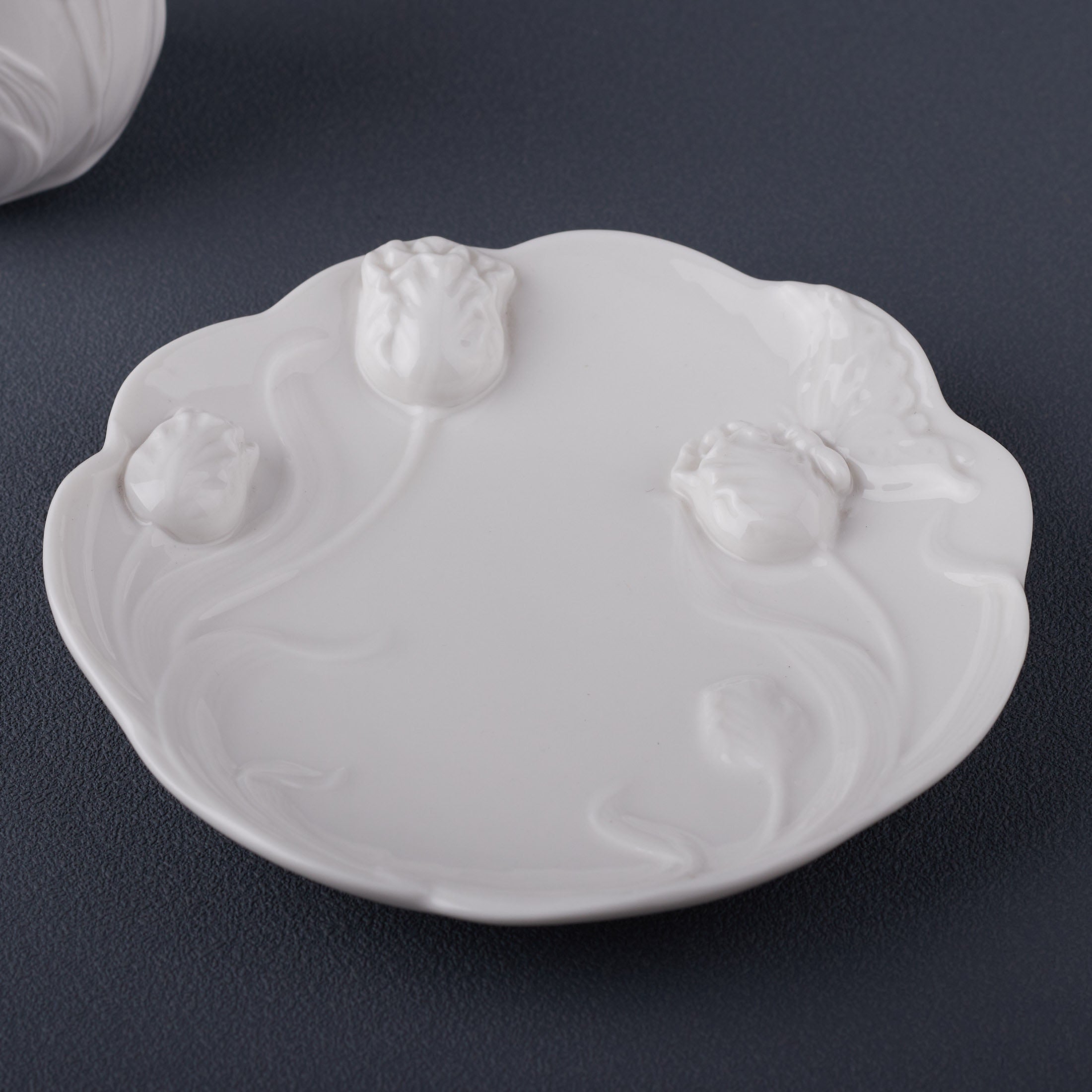 Tulip Coffee 3 Pcs Cup Set (White)