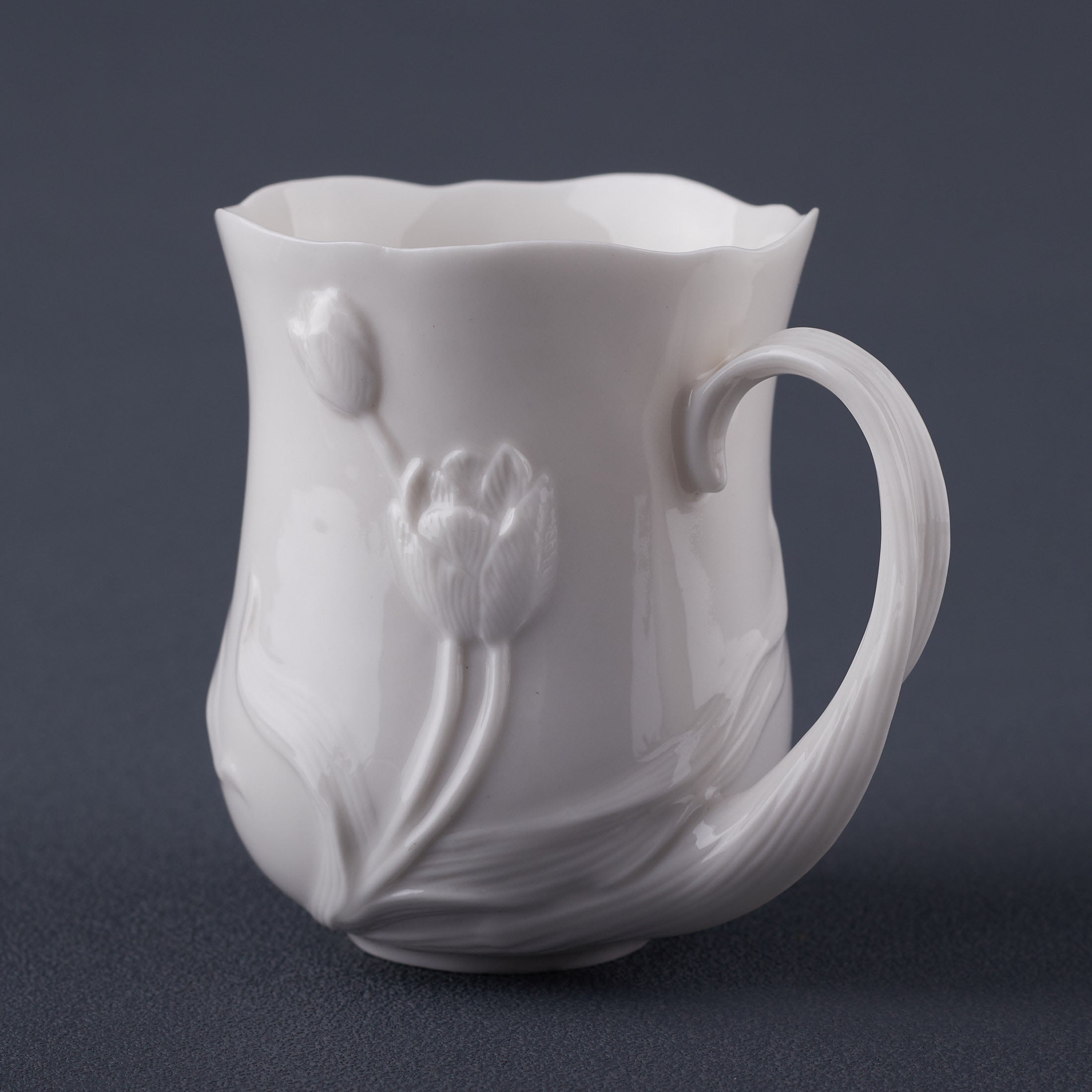 Tulip Coffee 3 Pcs Cup Set (White)