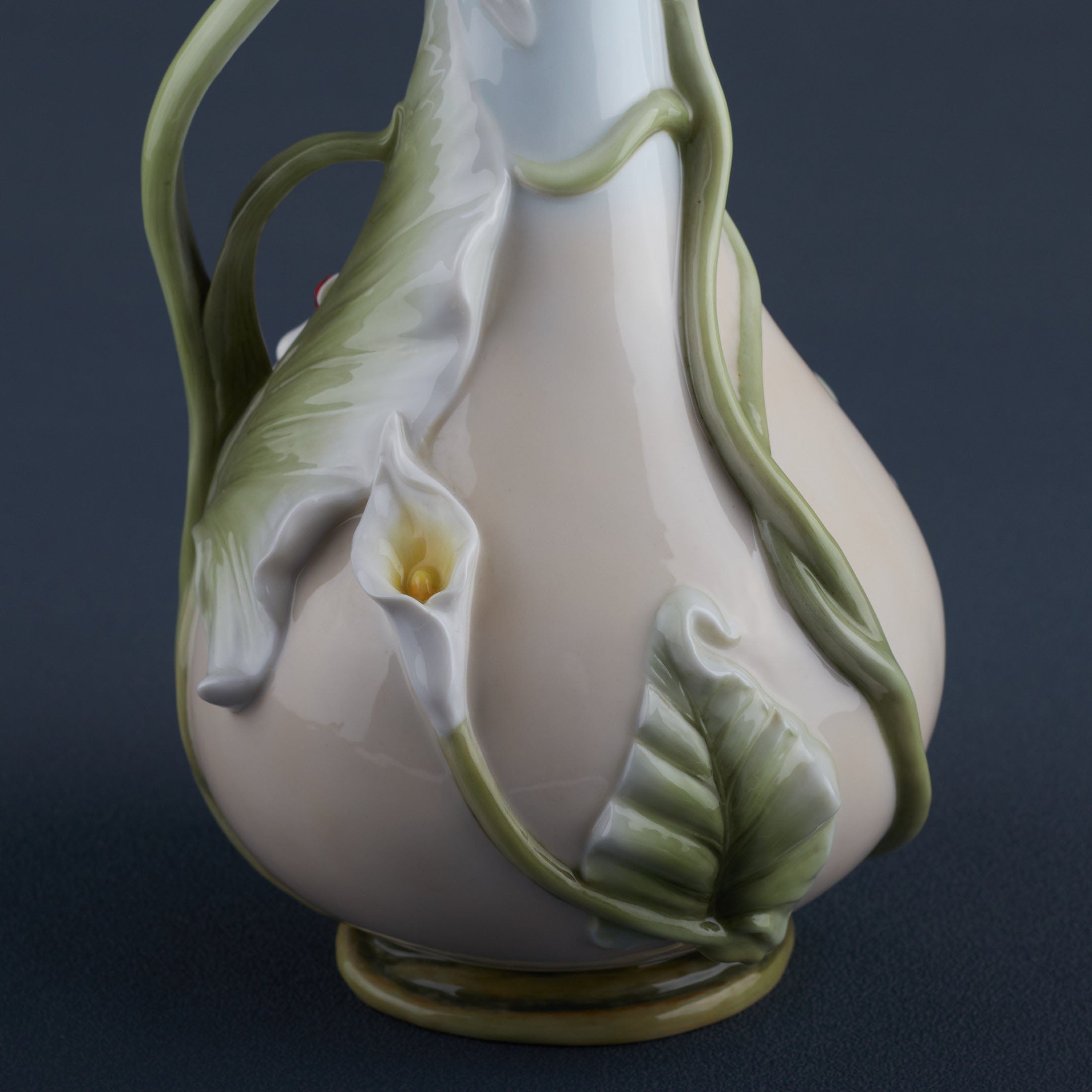Calla Lily and Lady Bug Vase