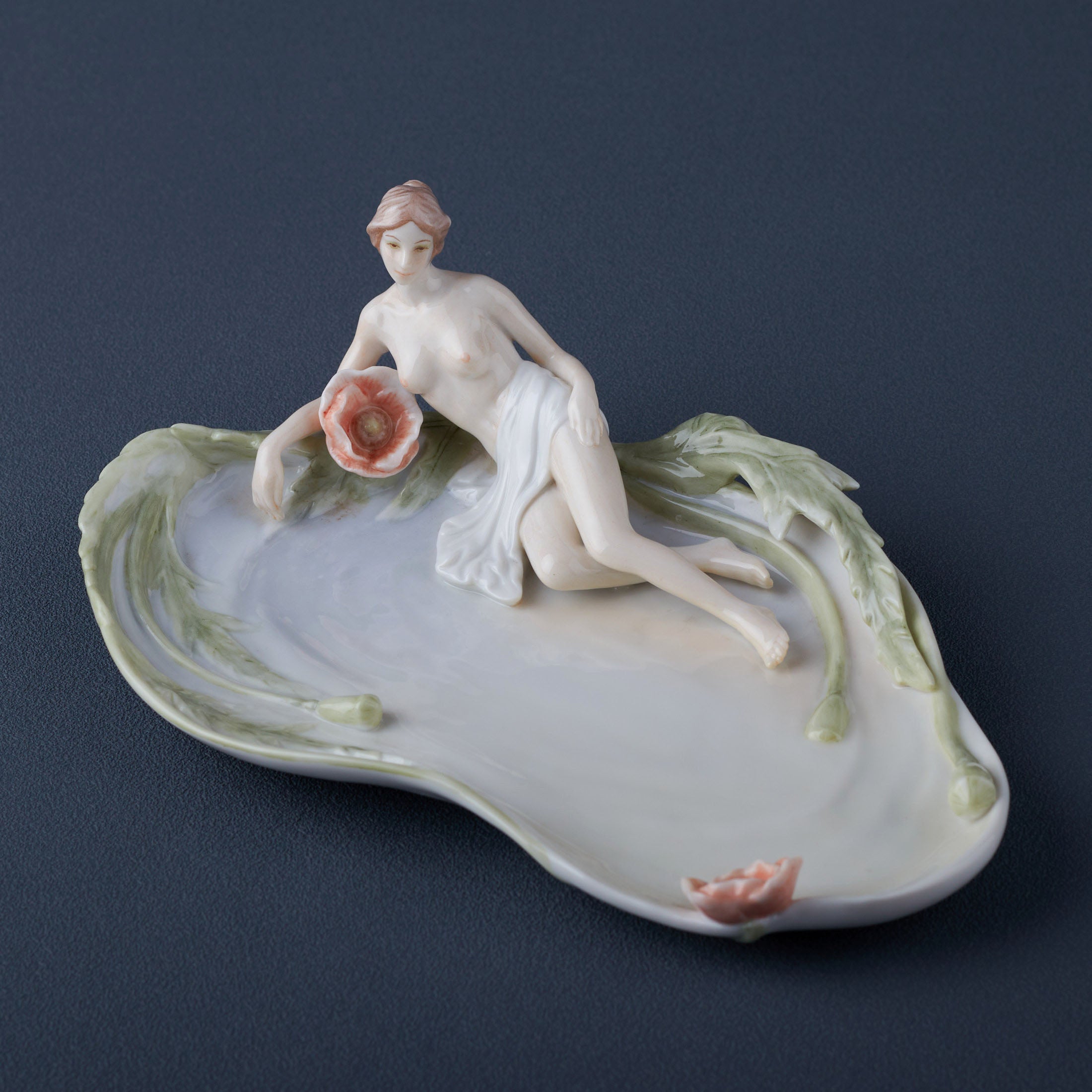 Reclining Nude and Poppy Tray