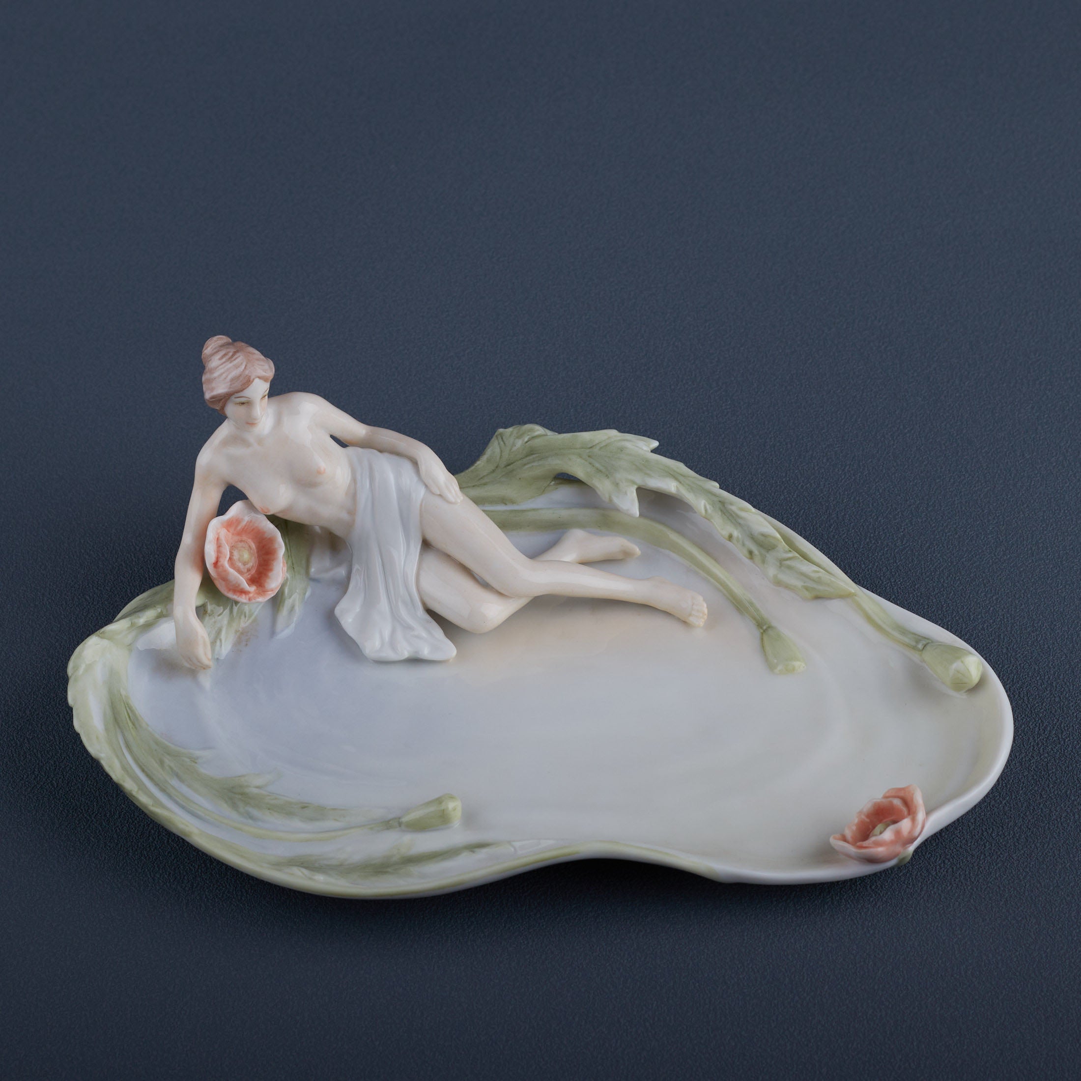 Reclining Nude and Poppy Tray
