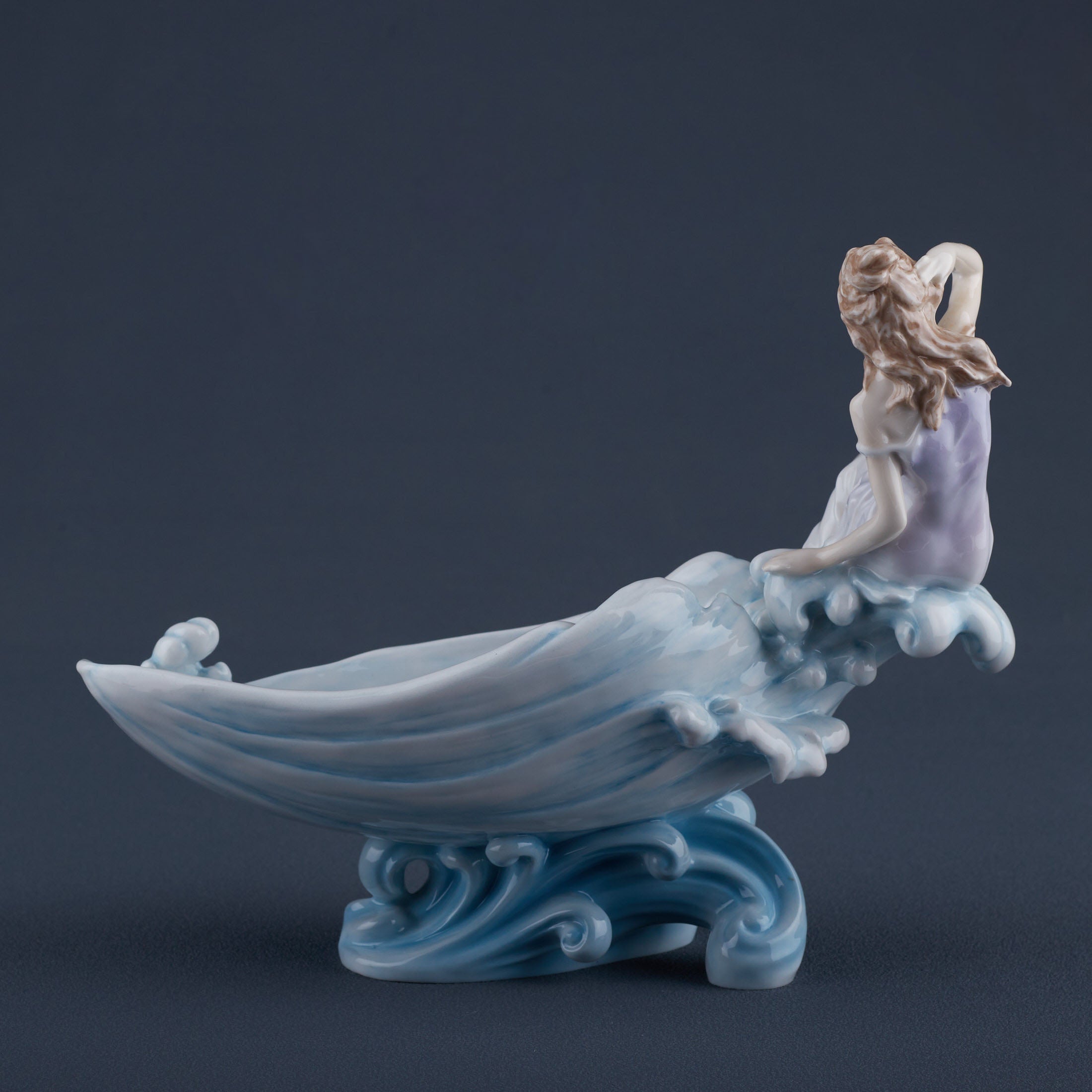 Maiden On Wave Jewelry Tray