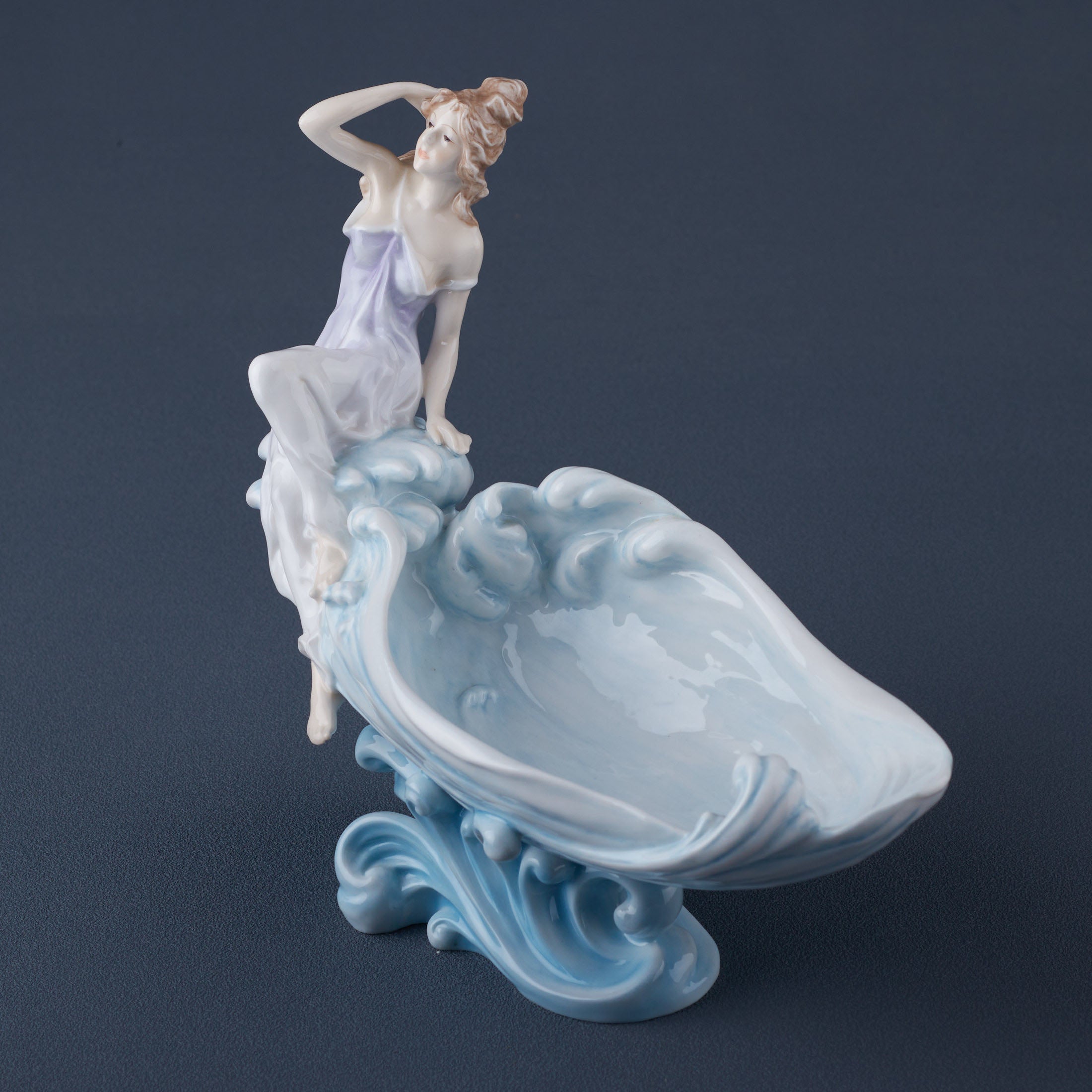 Maiden On Wave Jewelry Tray