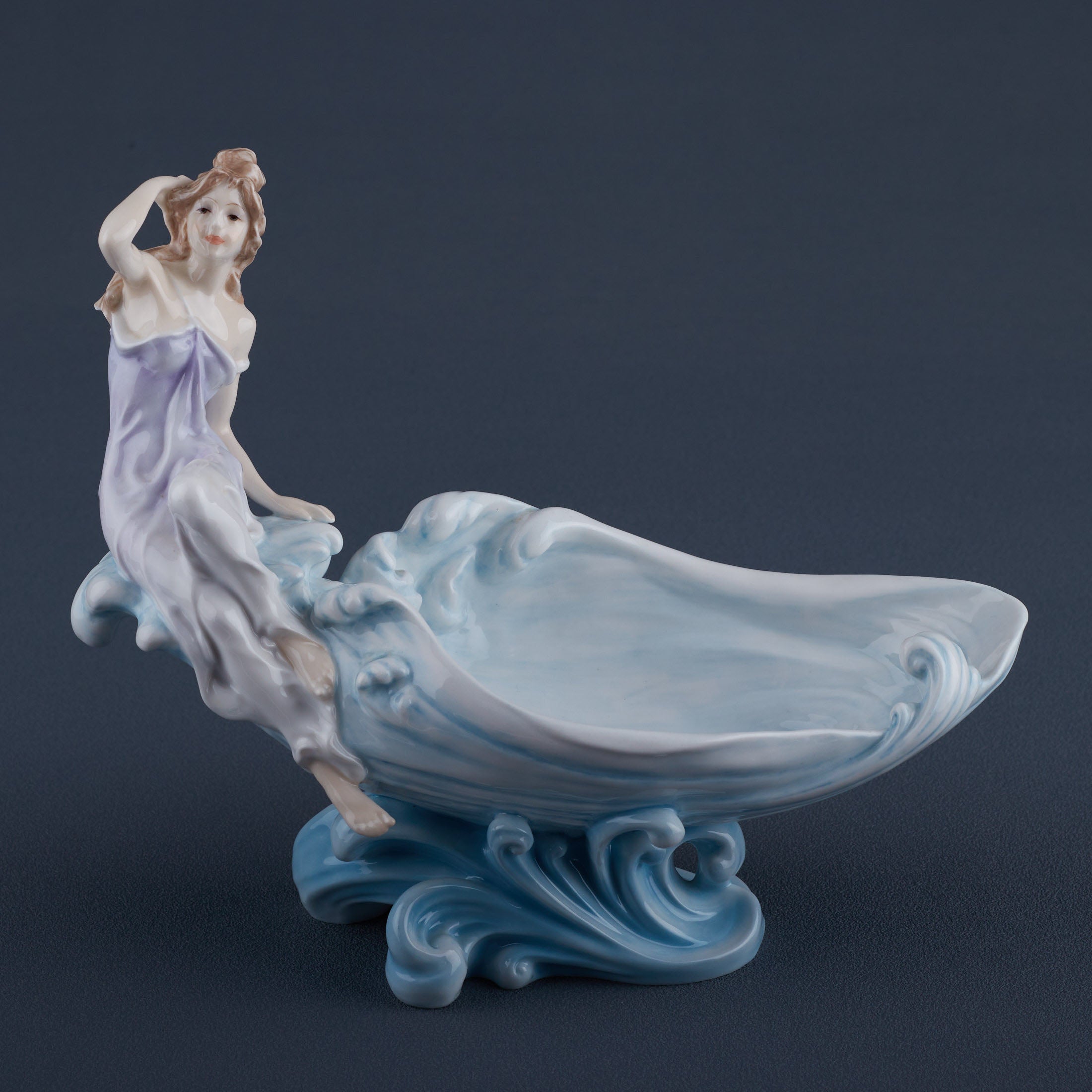 Maiden On Wave Jewelry Tray