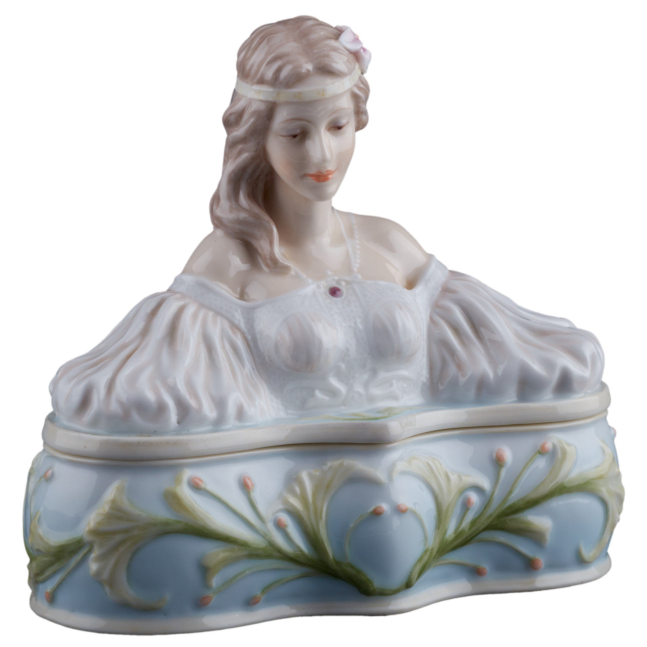 Lady Bust Trinket Box