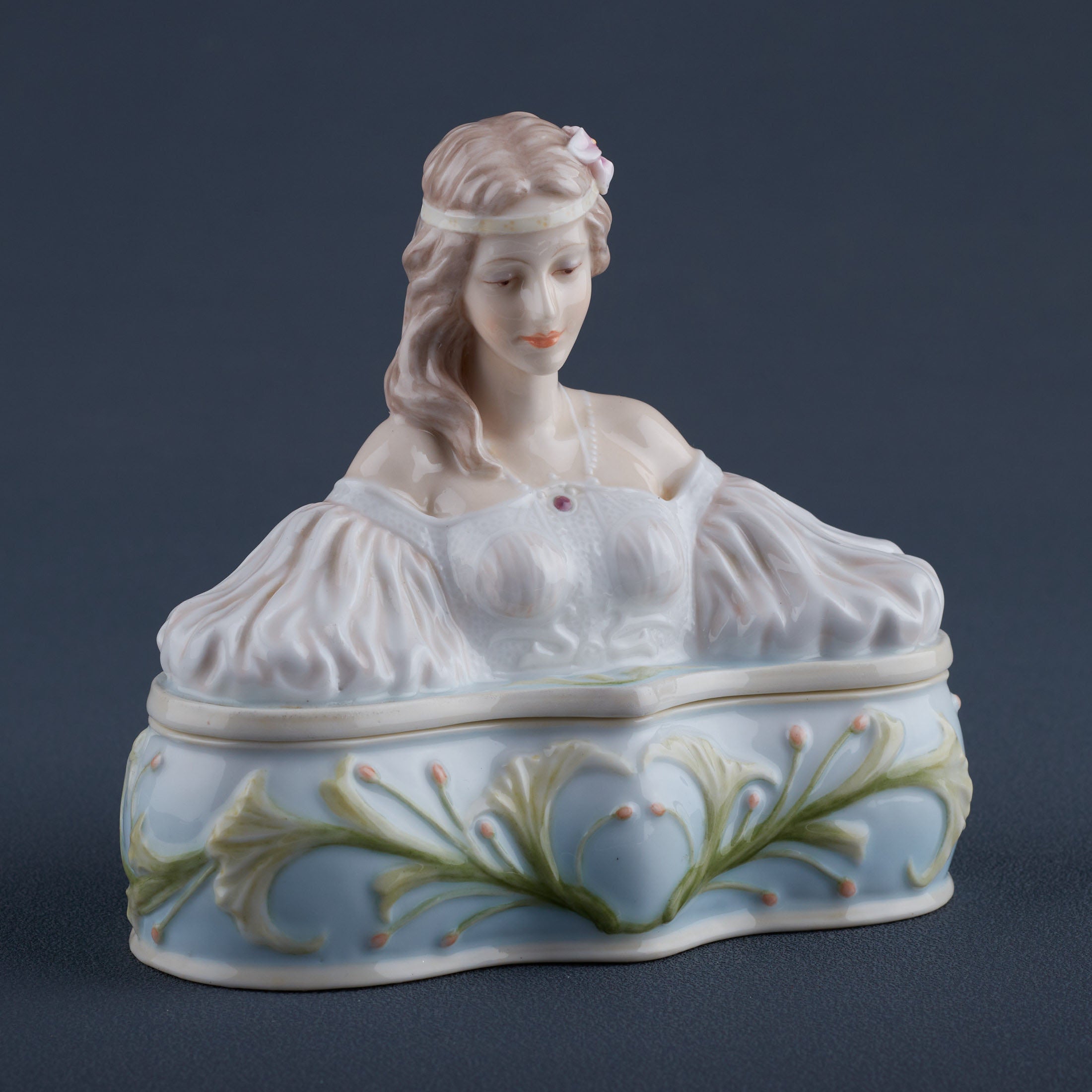 Lady Bust Trinket Box