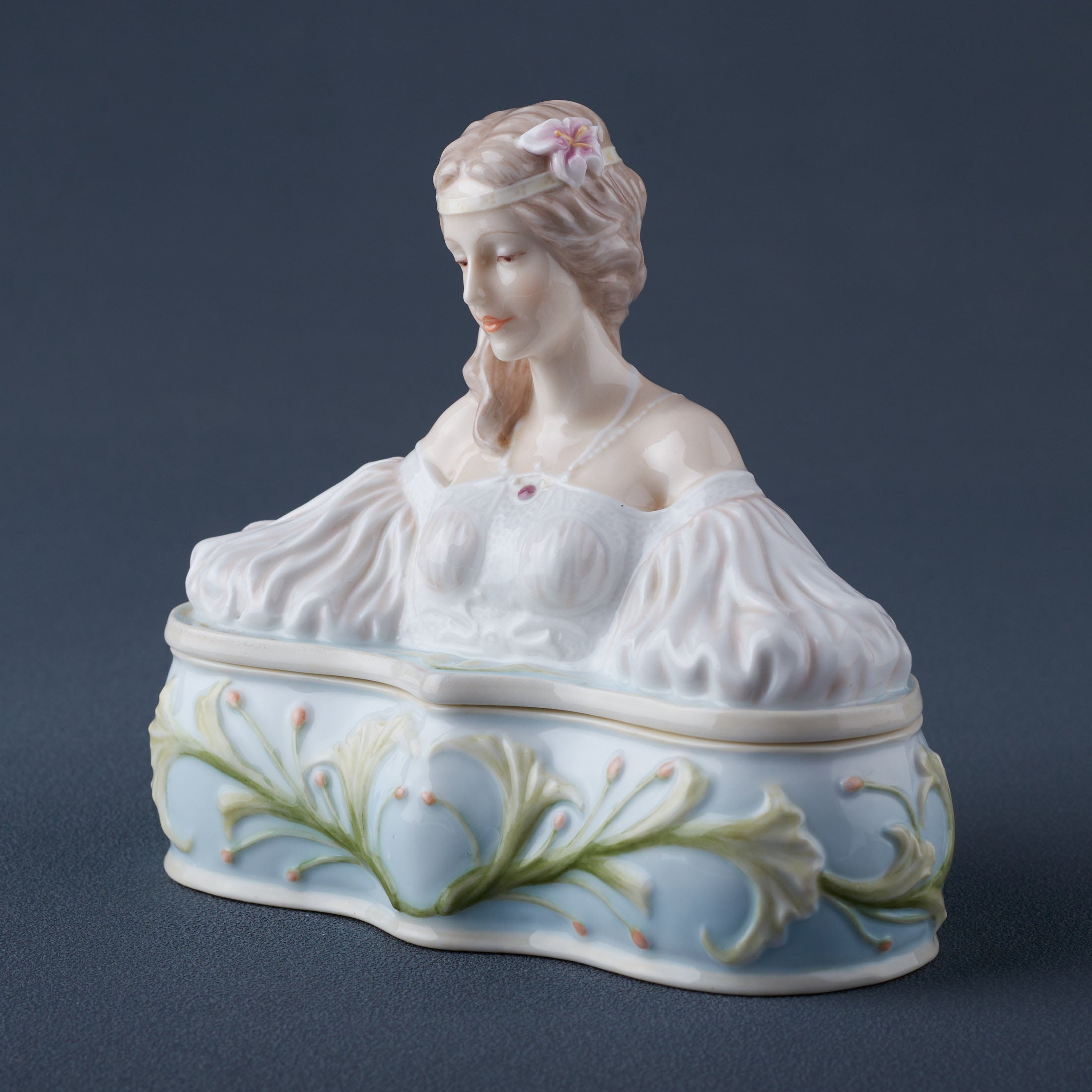 Lady Bust Trinket Box