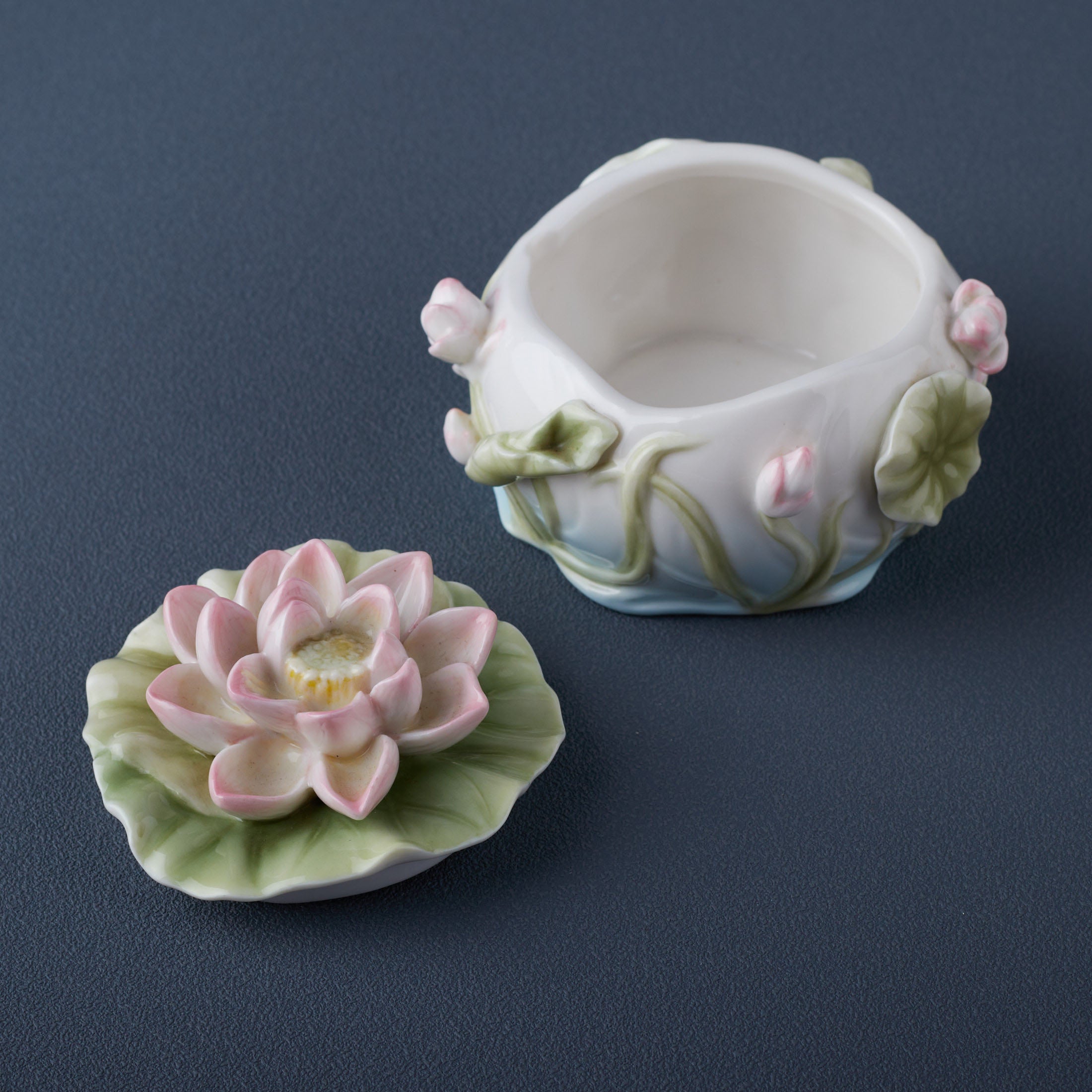 Lotus Flower Trinket Box