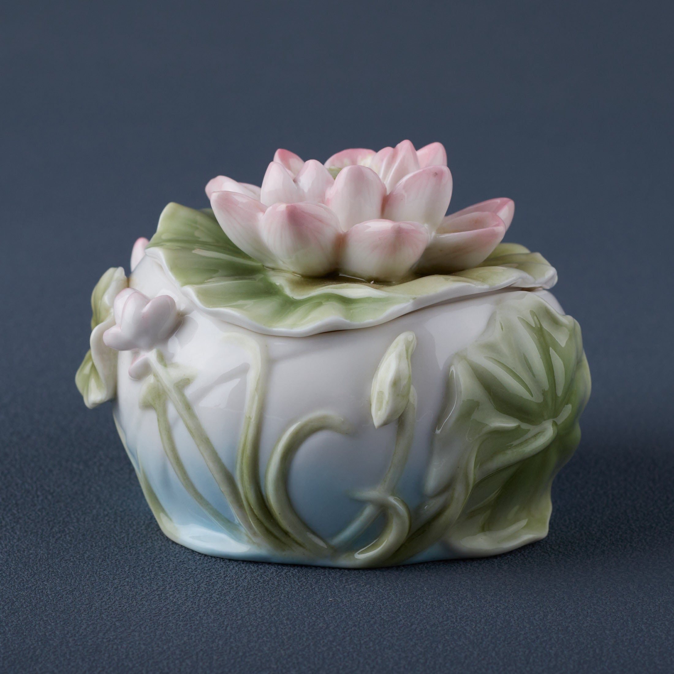 Lotus Flower Trinket Box