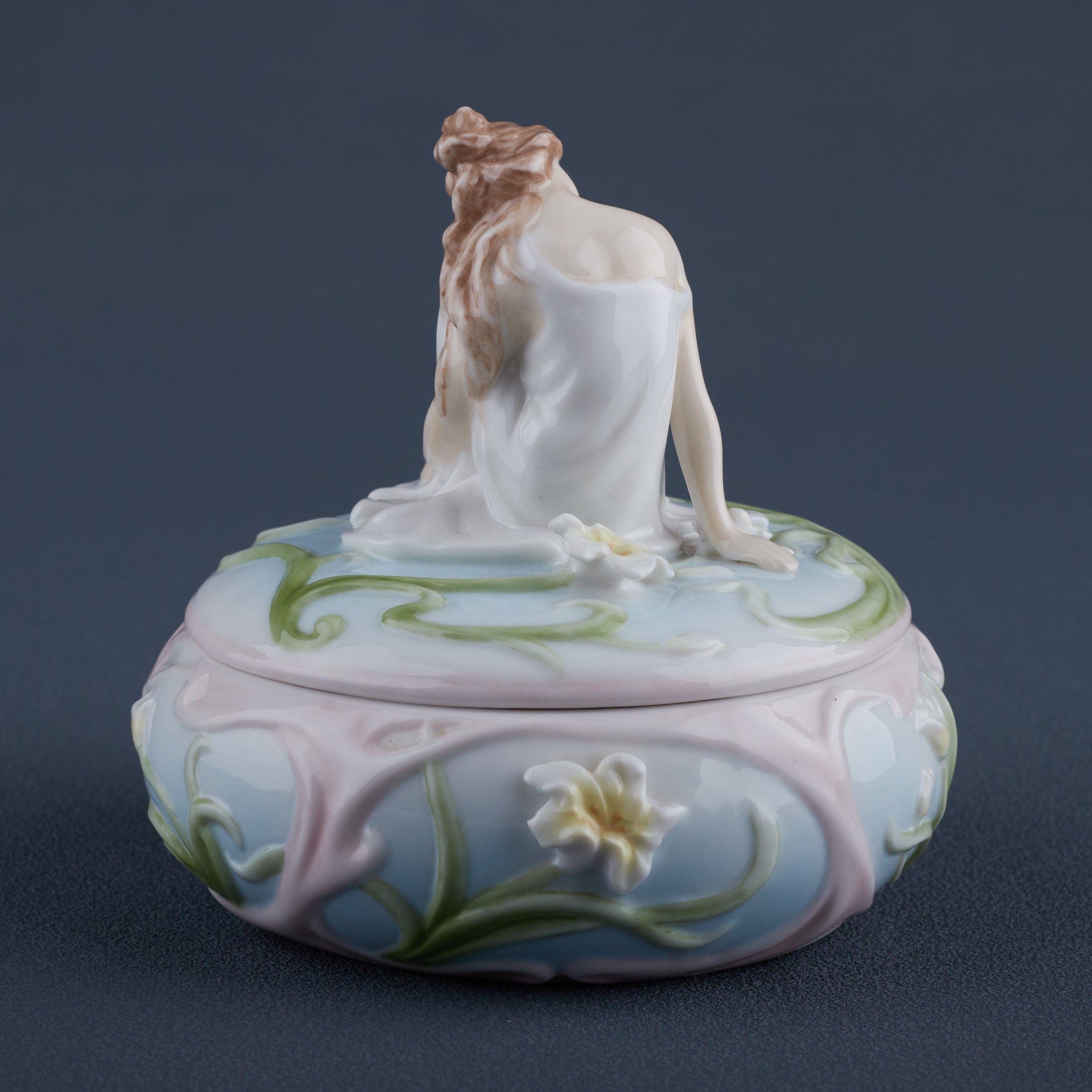 Sitting Girl Trinket Box