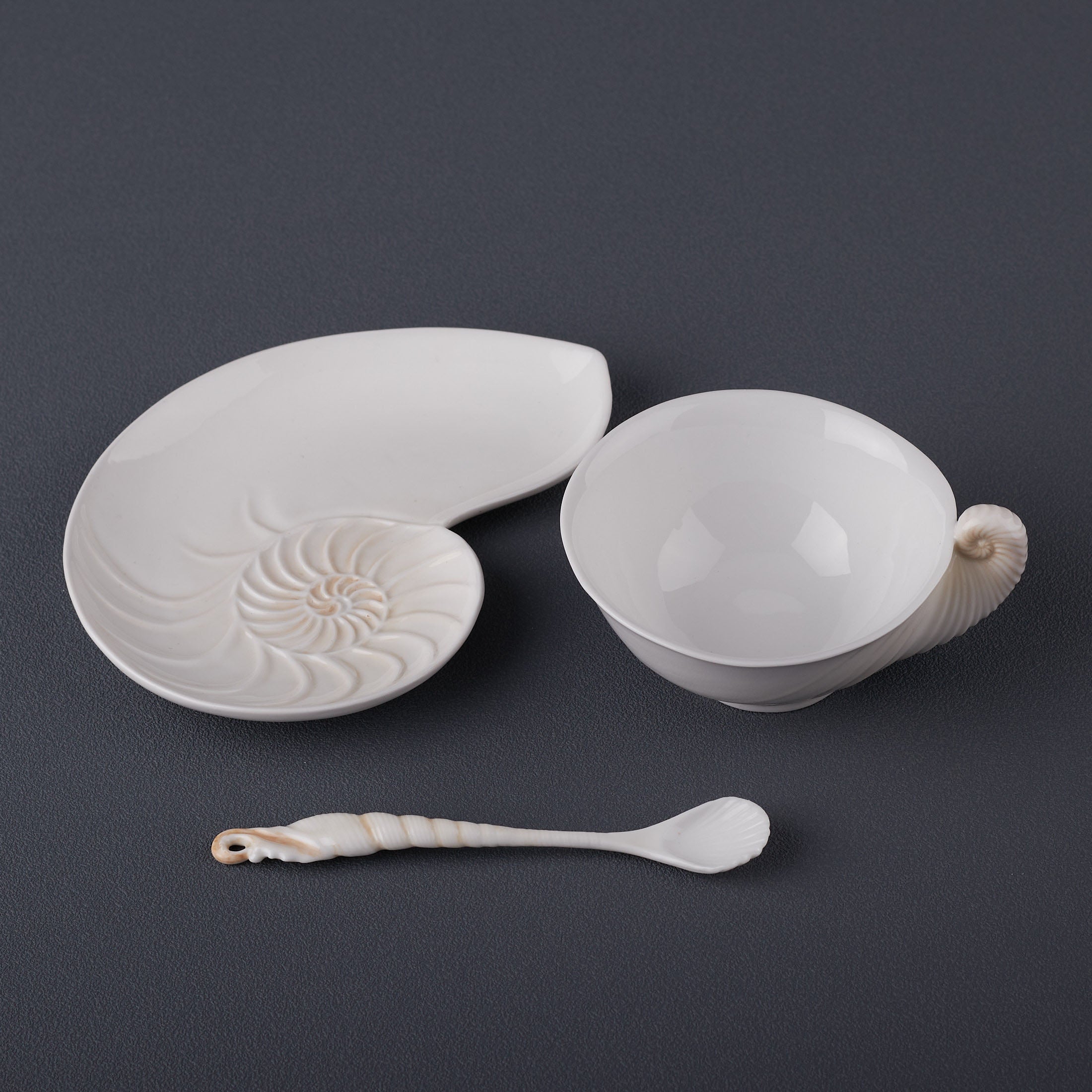 Nautilus Coffee Cup Set With Spoon
