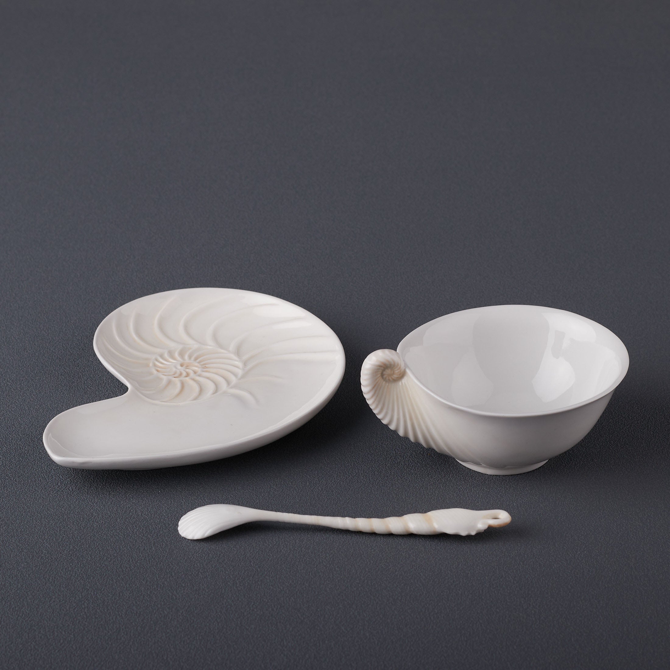 Nautilus Coffee Cup Set With Spoon