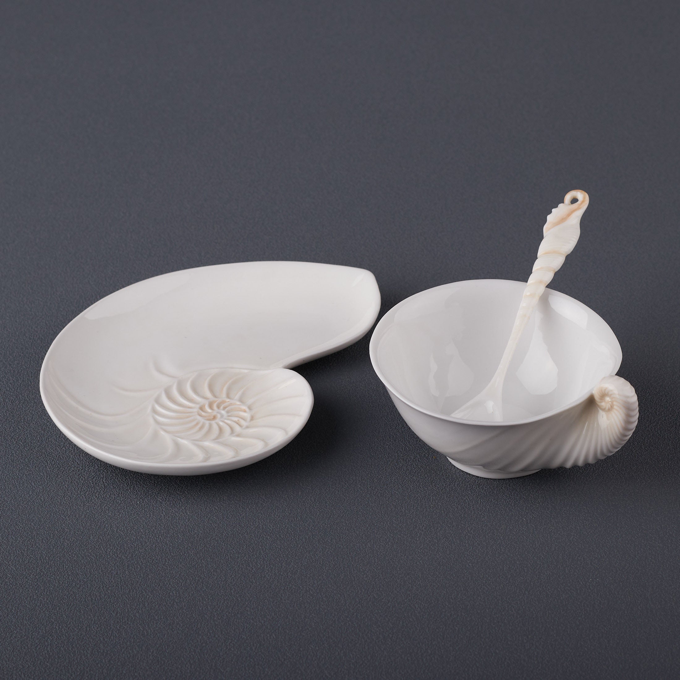 Nautilus Coffee Cup Set With Spoon