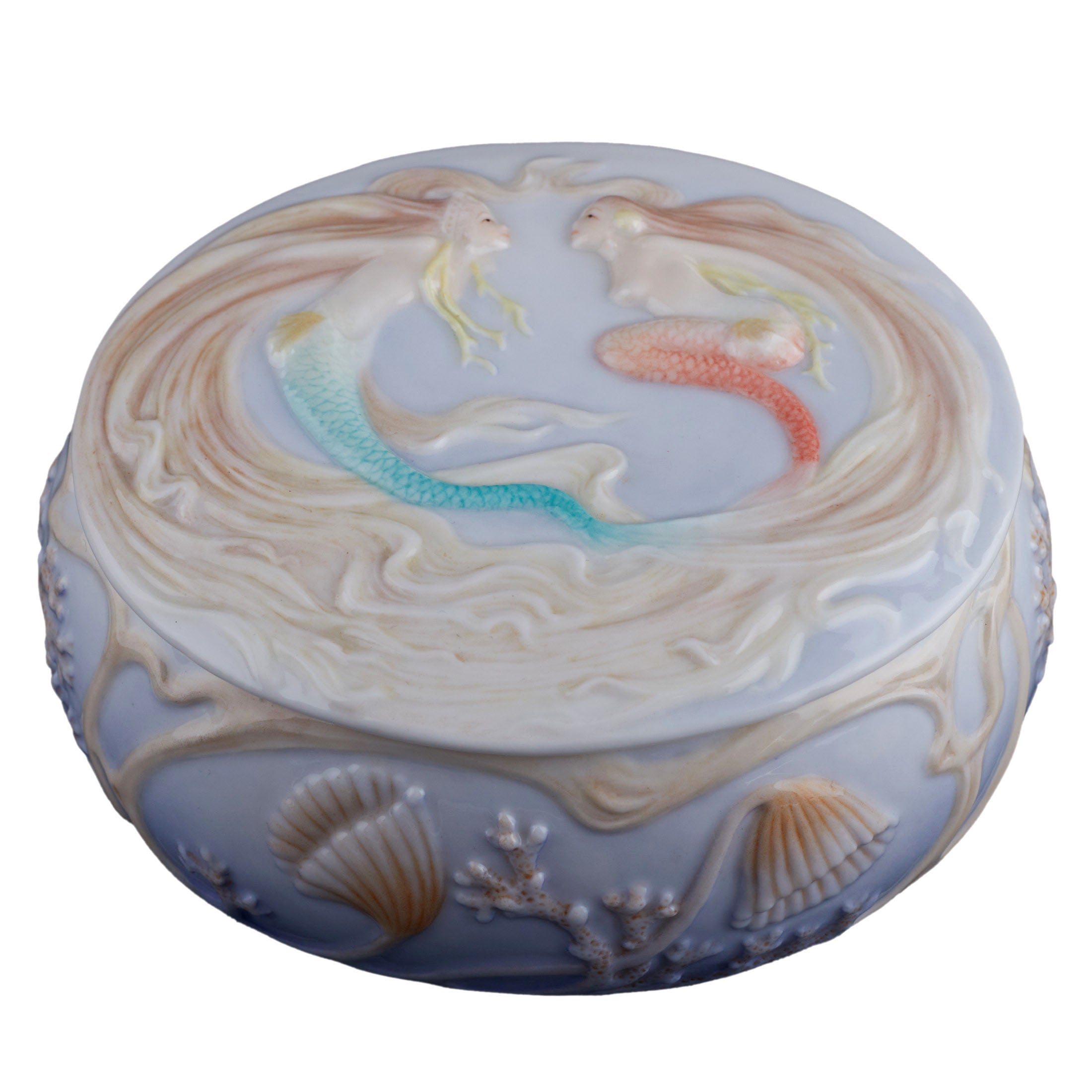 Two Mermaids Trinket Box