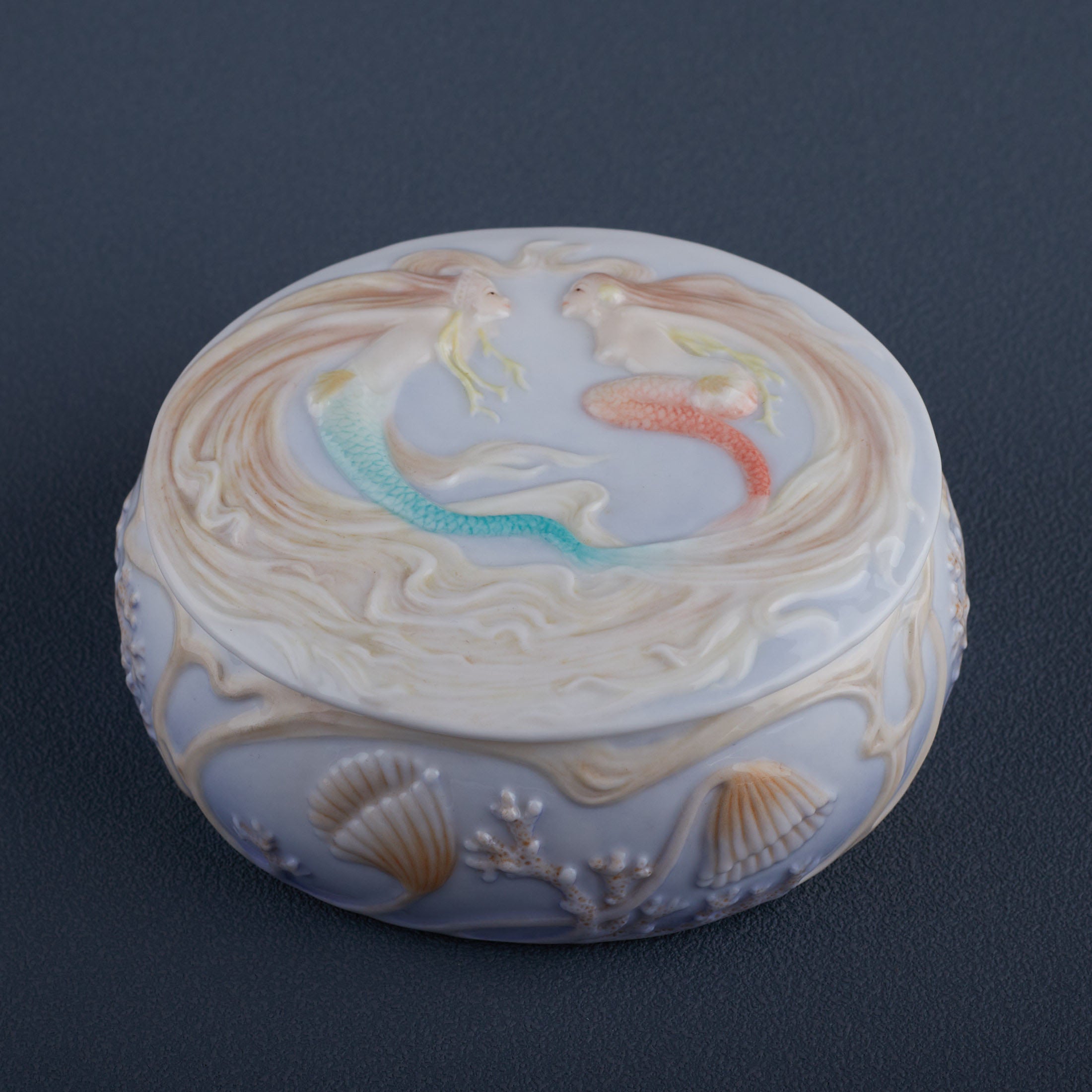 Two Mermaids Trinket Box