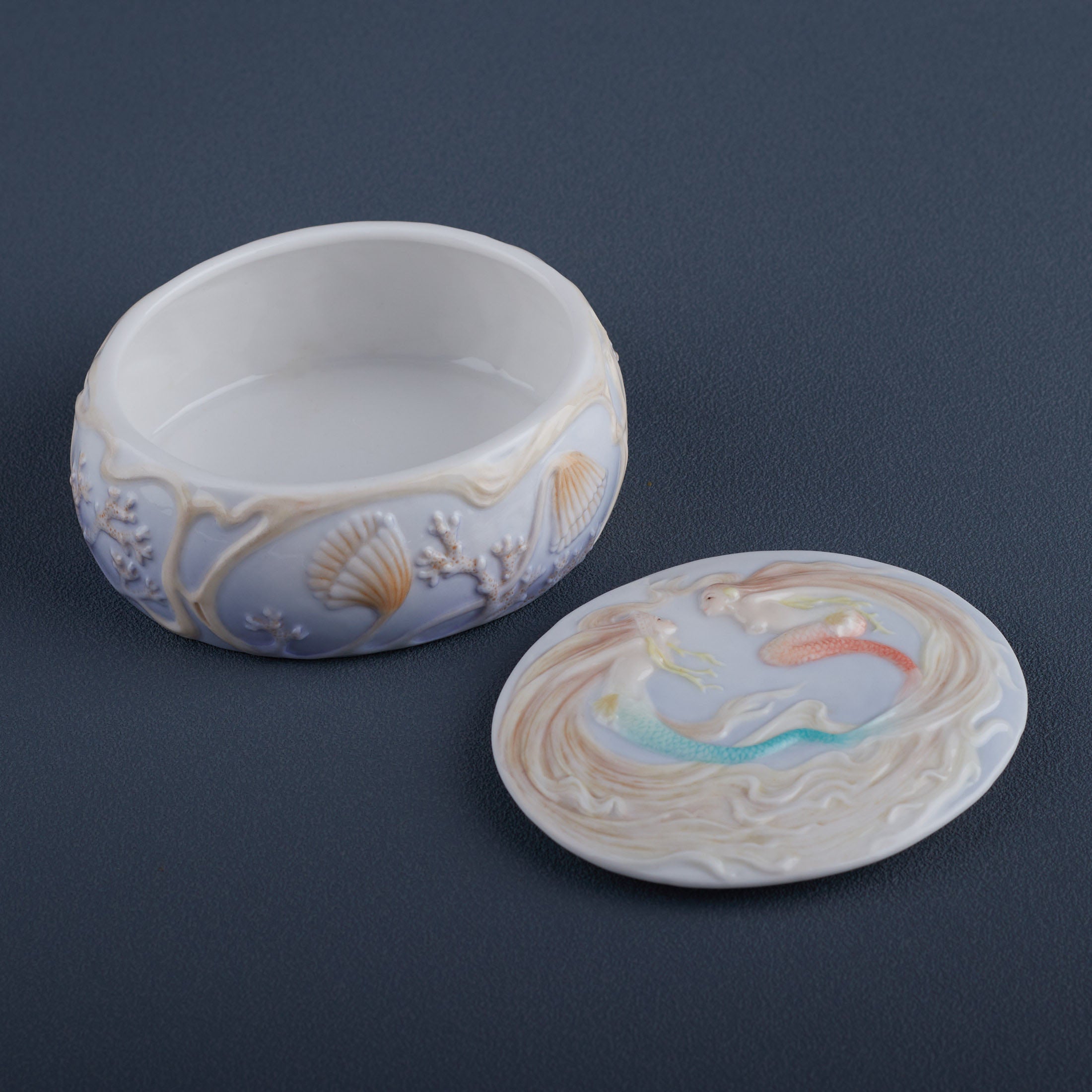 Two Mermaids Trinket Box