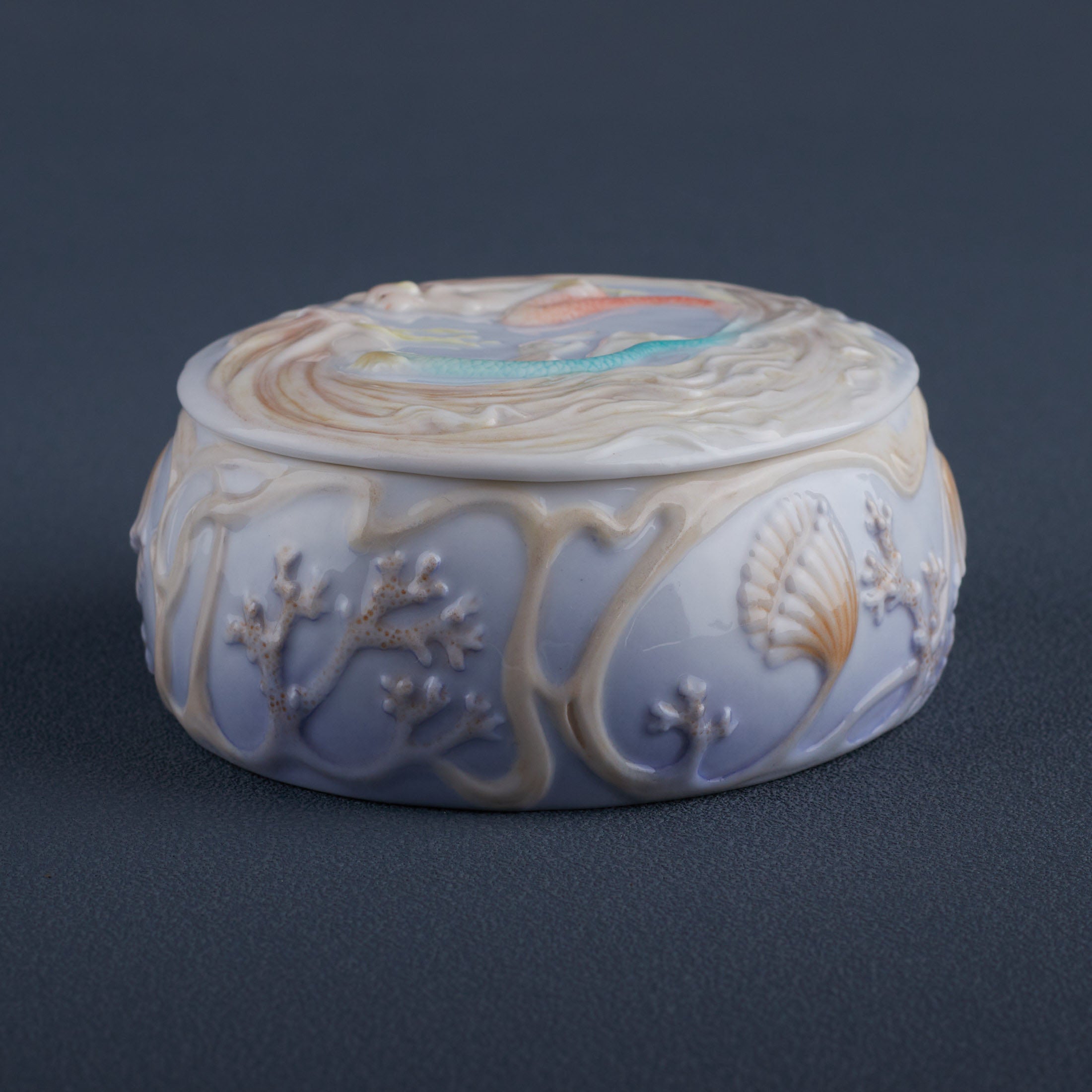 Two Mermaids Trinket Box