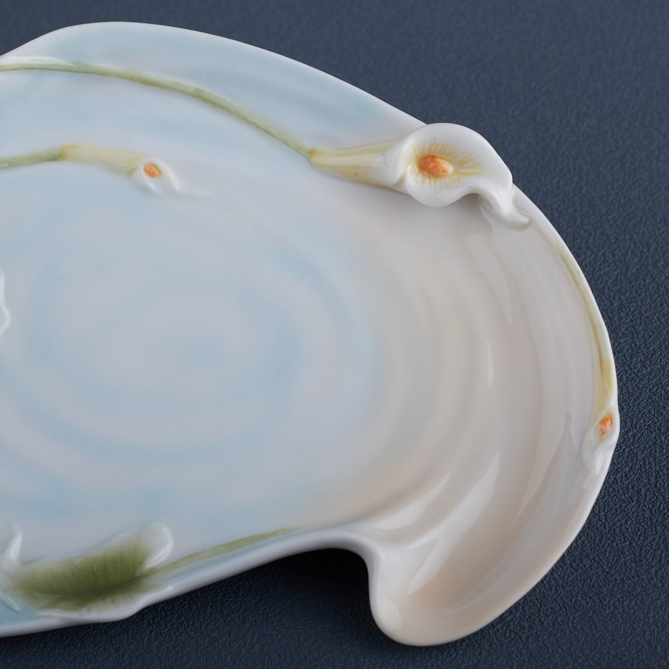 Calla Lily and Butterfly Dish