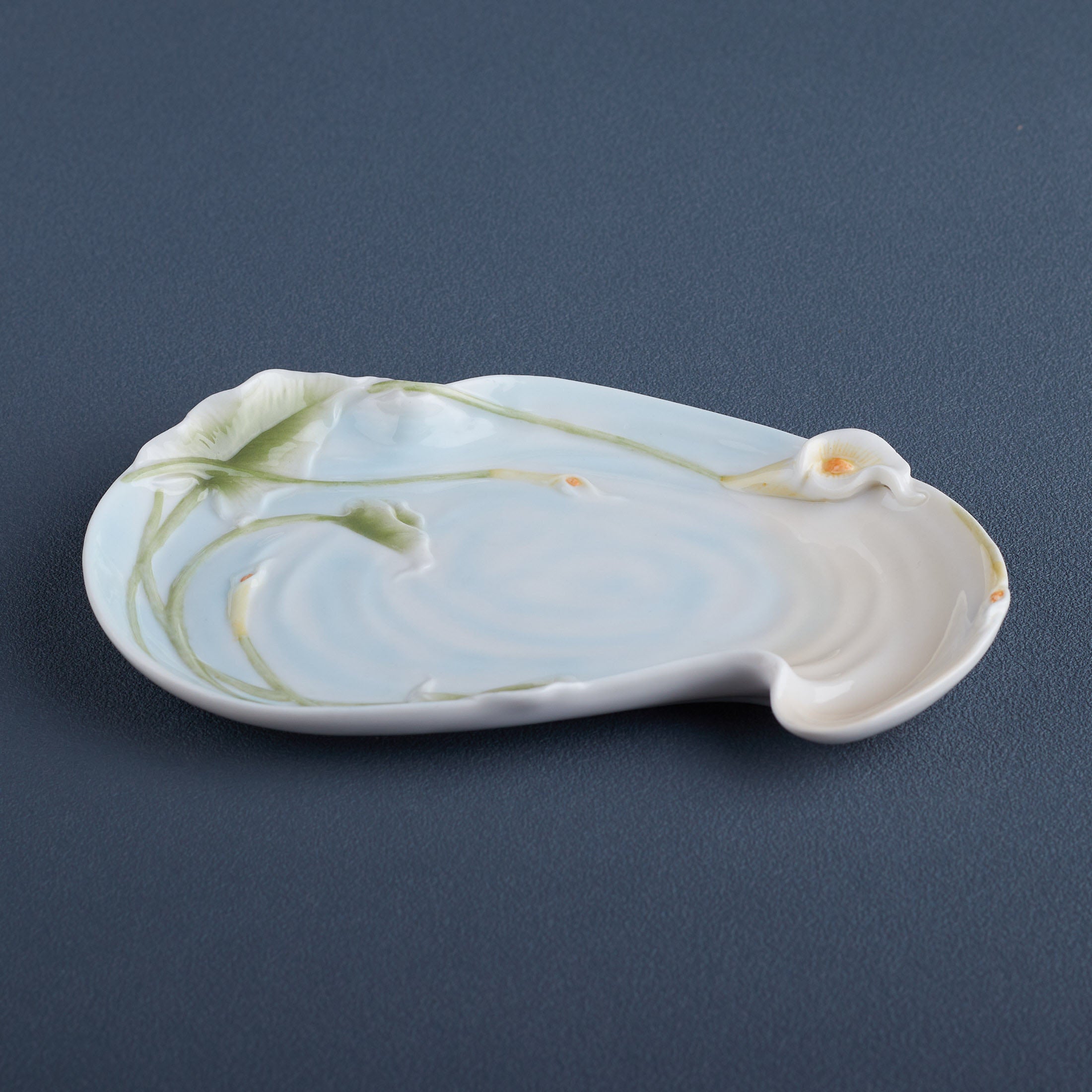 Calla Lily and Butterfly Dish