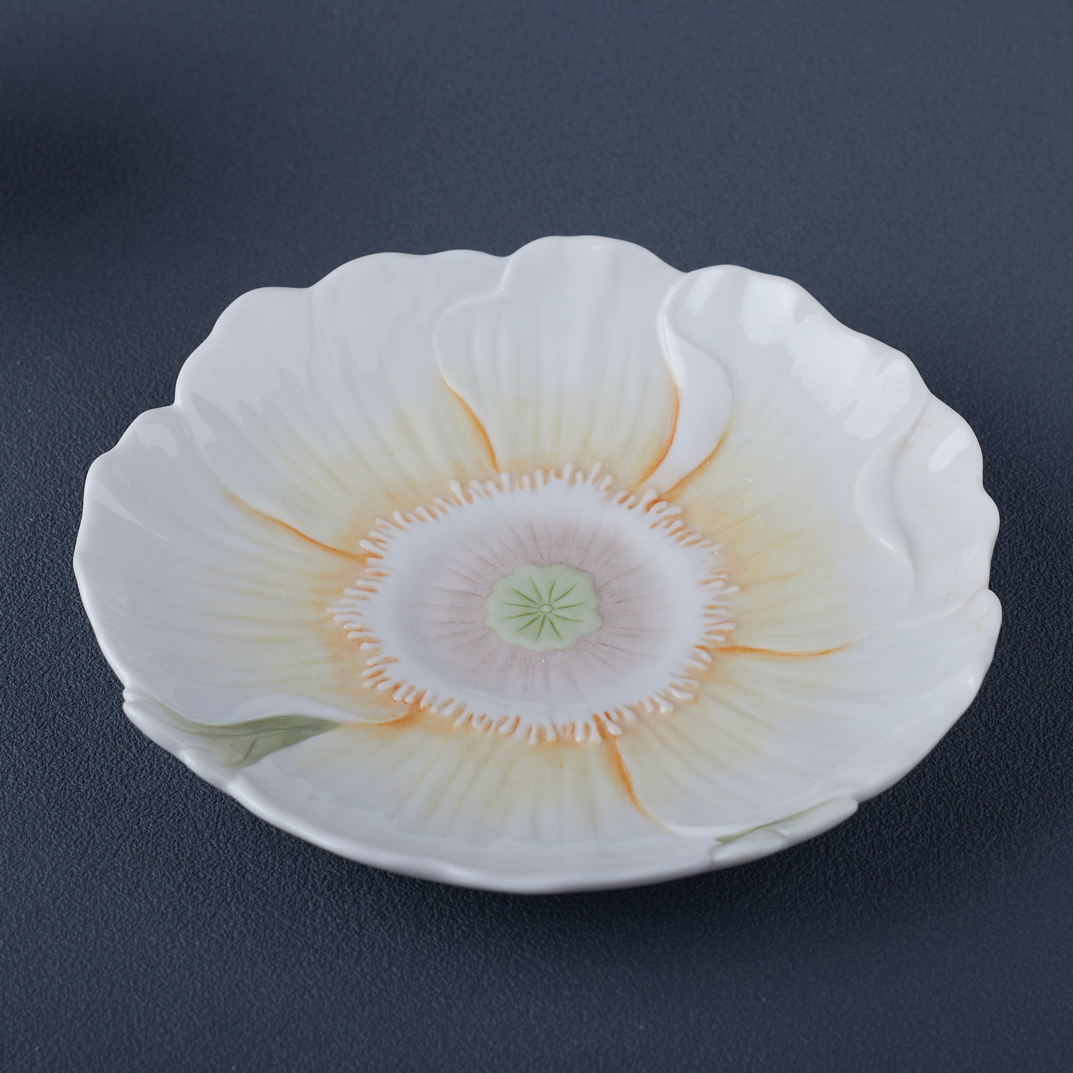 Freesia Coffee Cup Set With Spoon (Pink Flower)