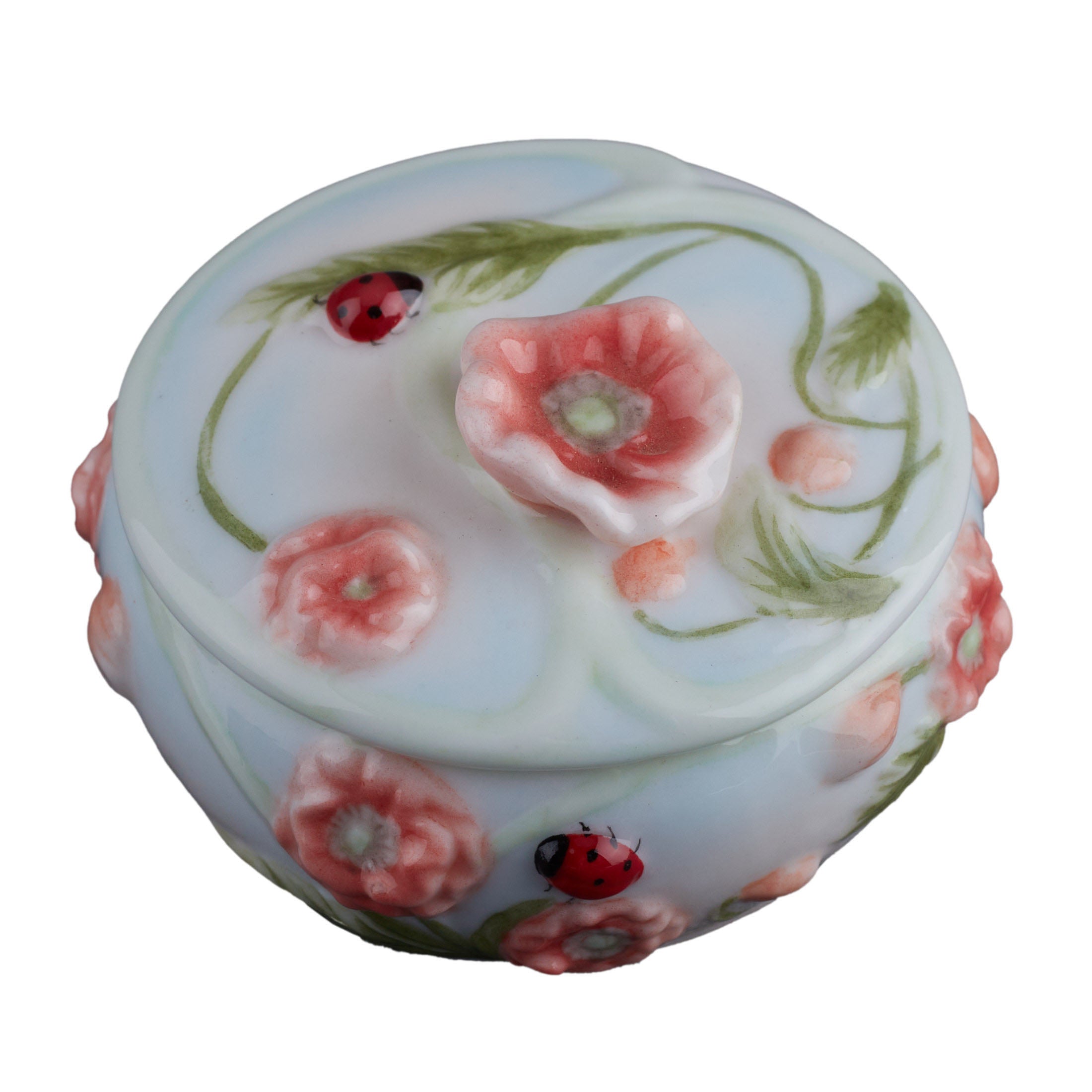 Lady Bug and Poppy Trinket Box