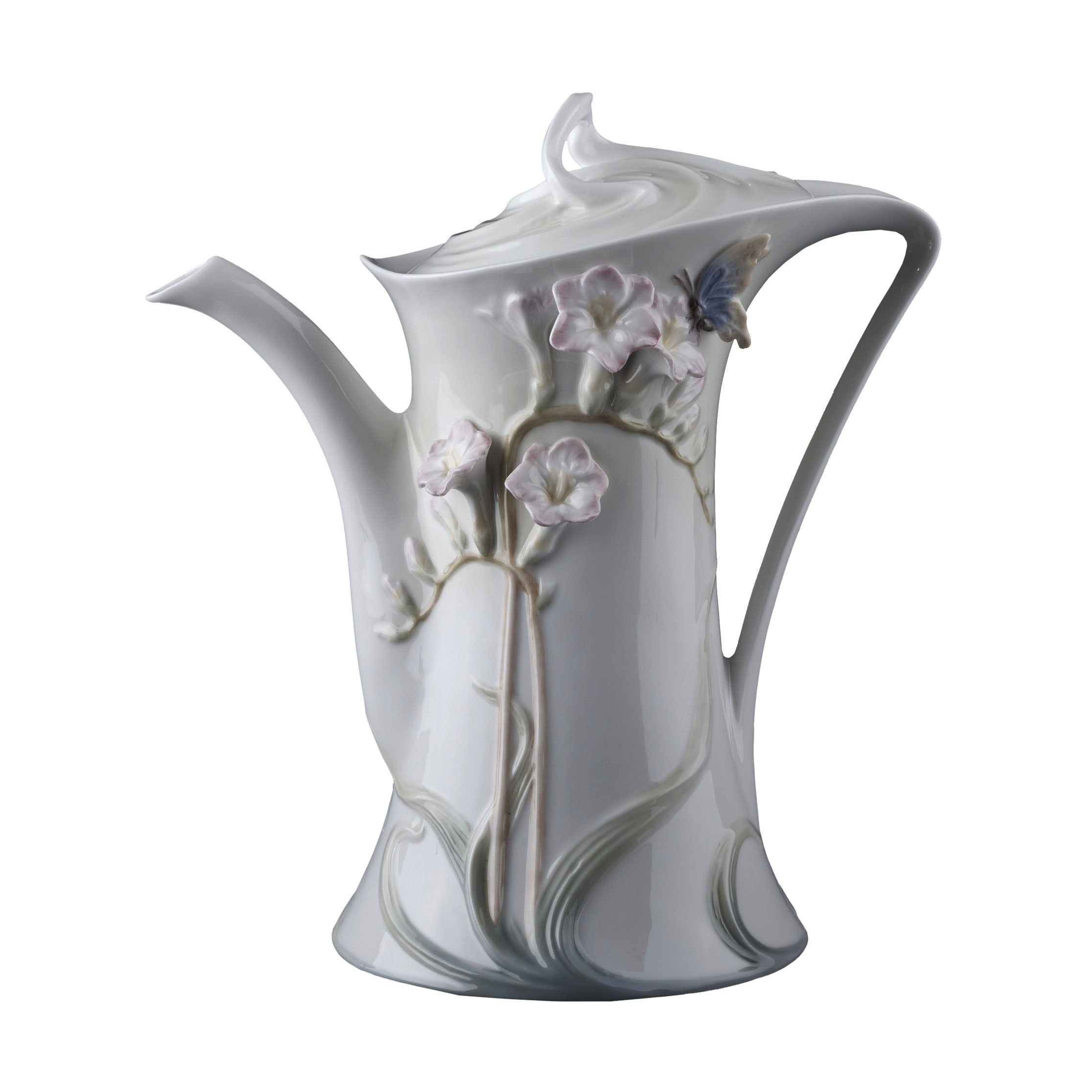 Freesia Coffee Pot (Pink Flower)