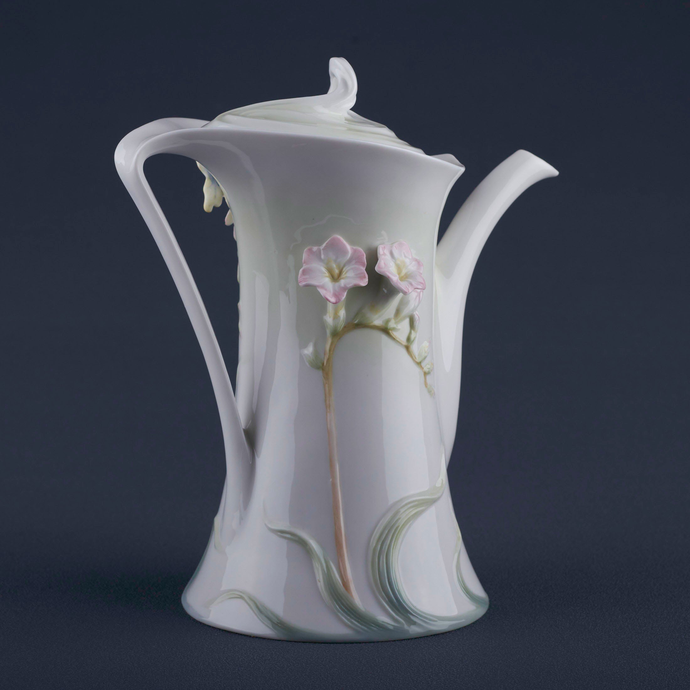 Freesia Coffee Pot (Pink Flower)