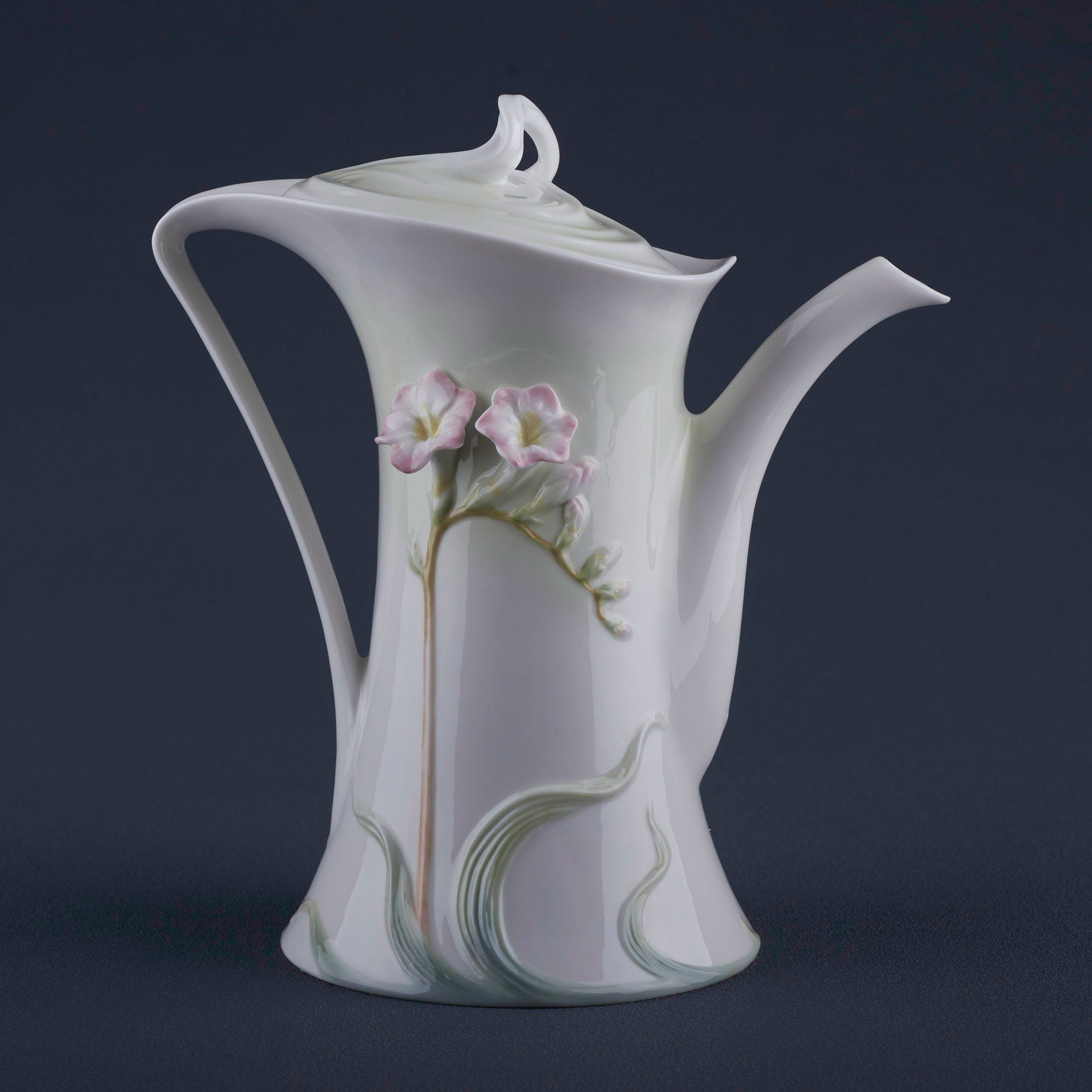 Freesia Coffee Pot (Pink Flower)