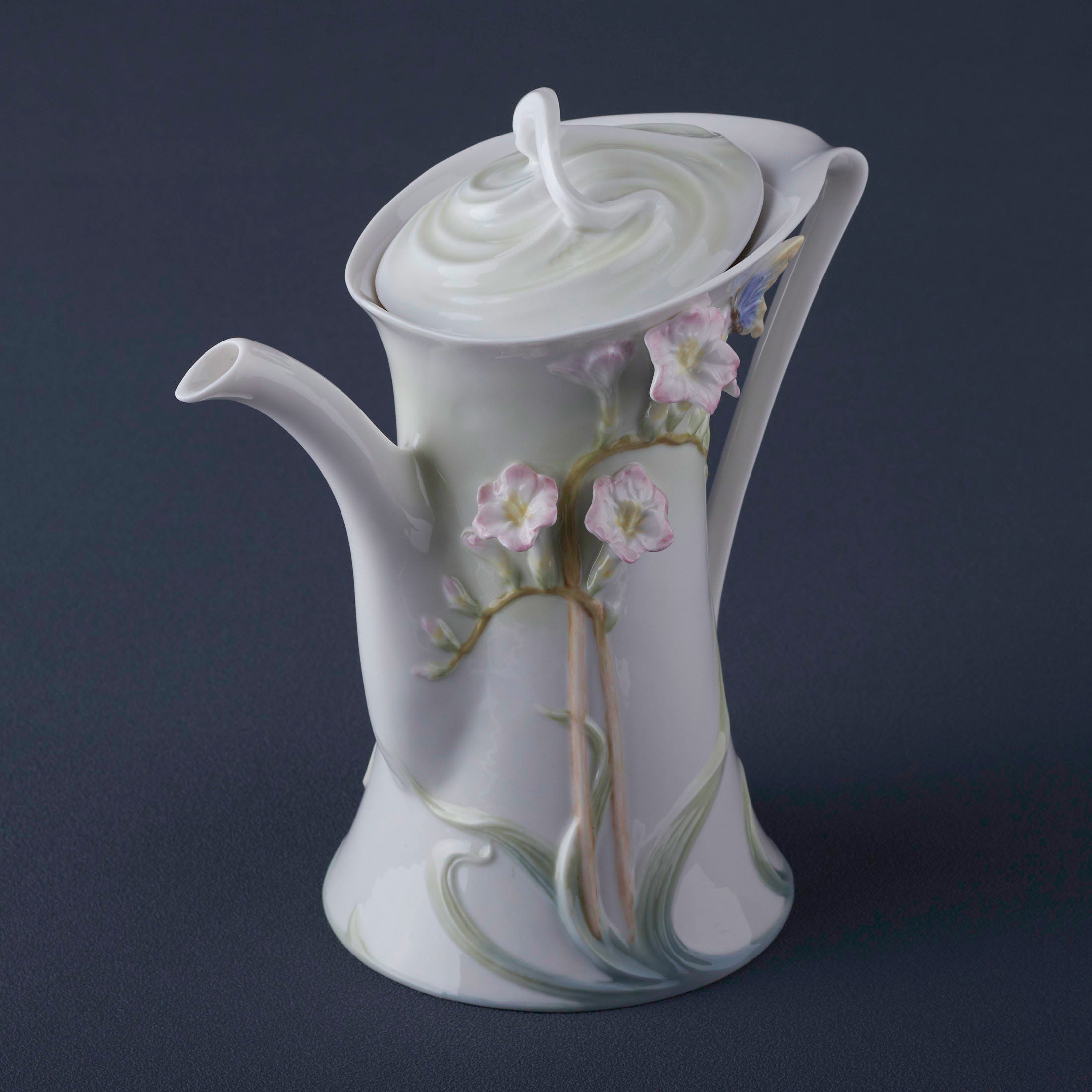 Freesia Coffee Pot (Pink Flower)