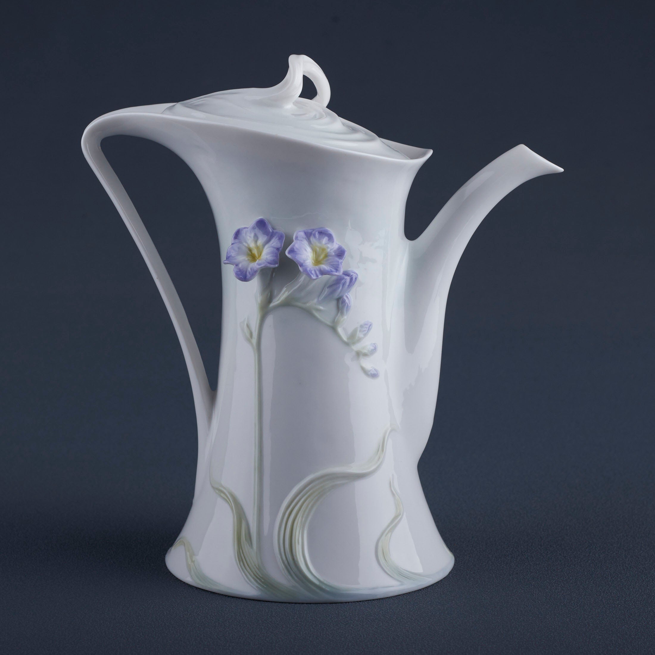 Freesia Coffee Pot (Purple Flower)