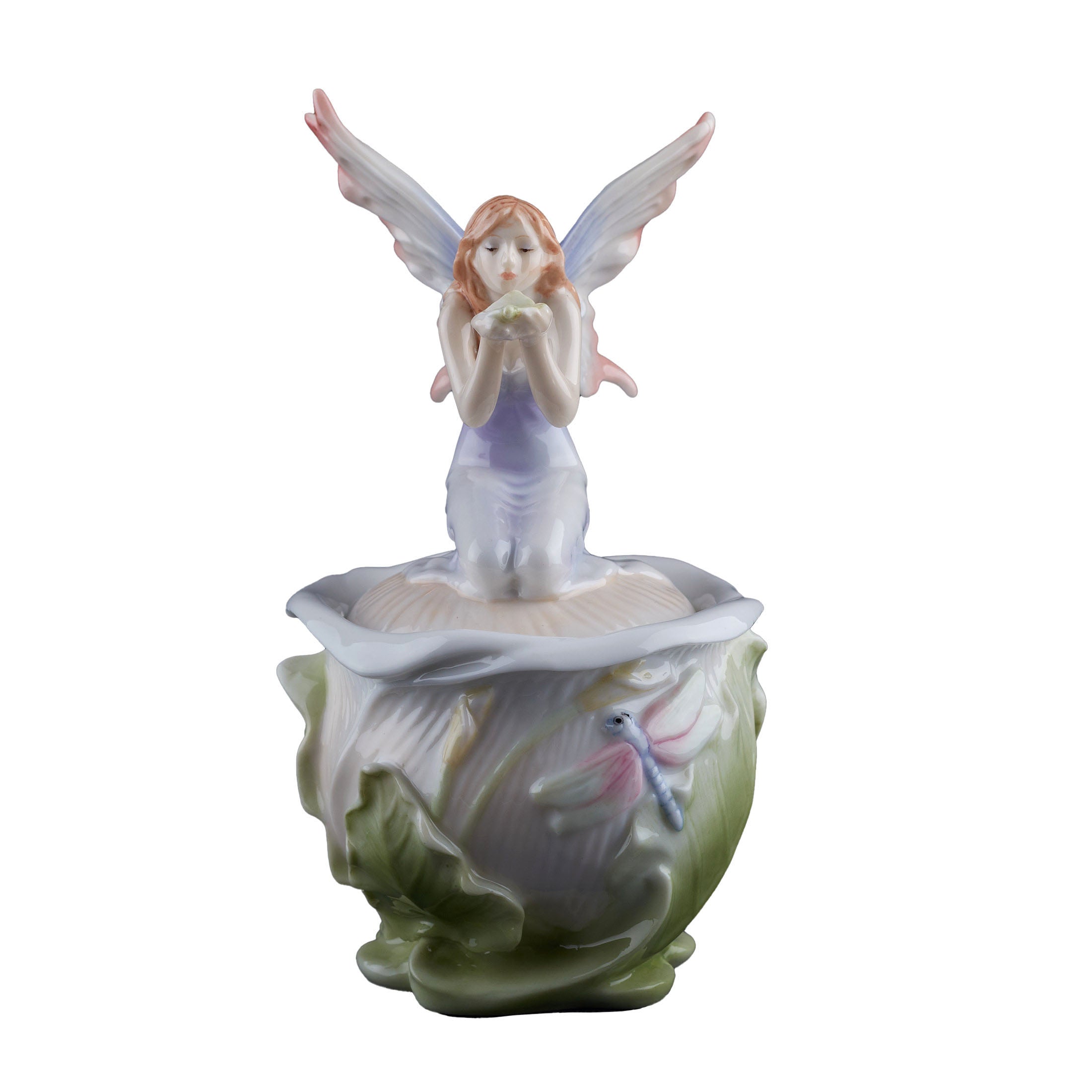 Fairy On Calla Lily Trinket Box