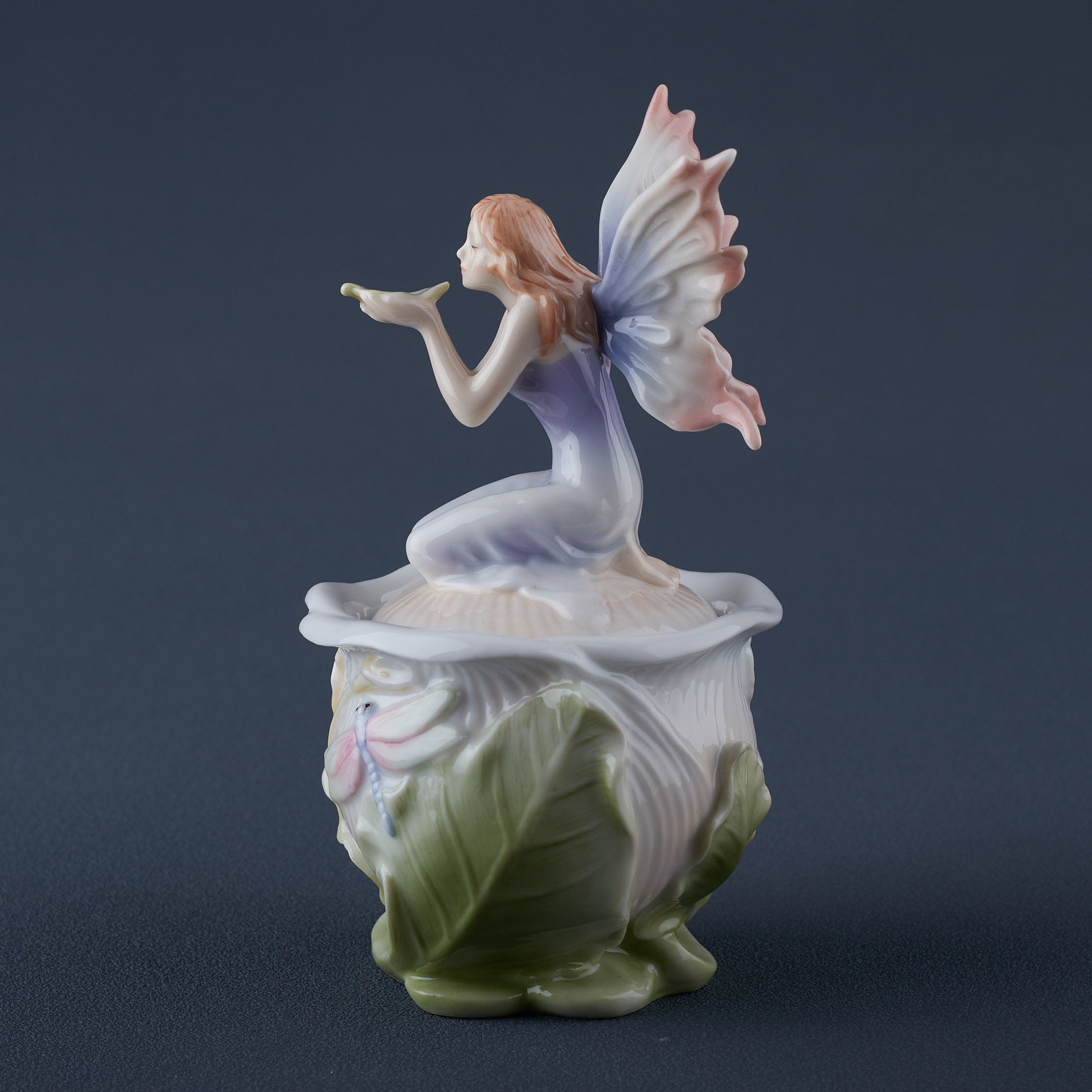 Fairy On Calla Lily Trinket Box