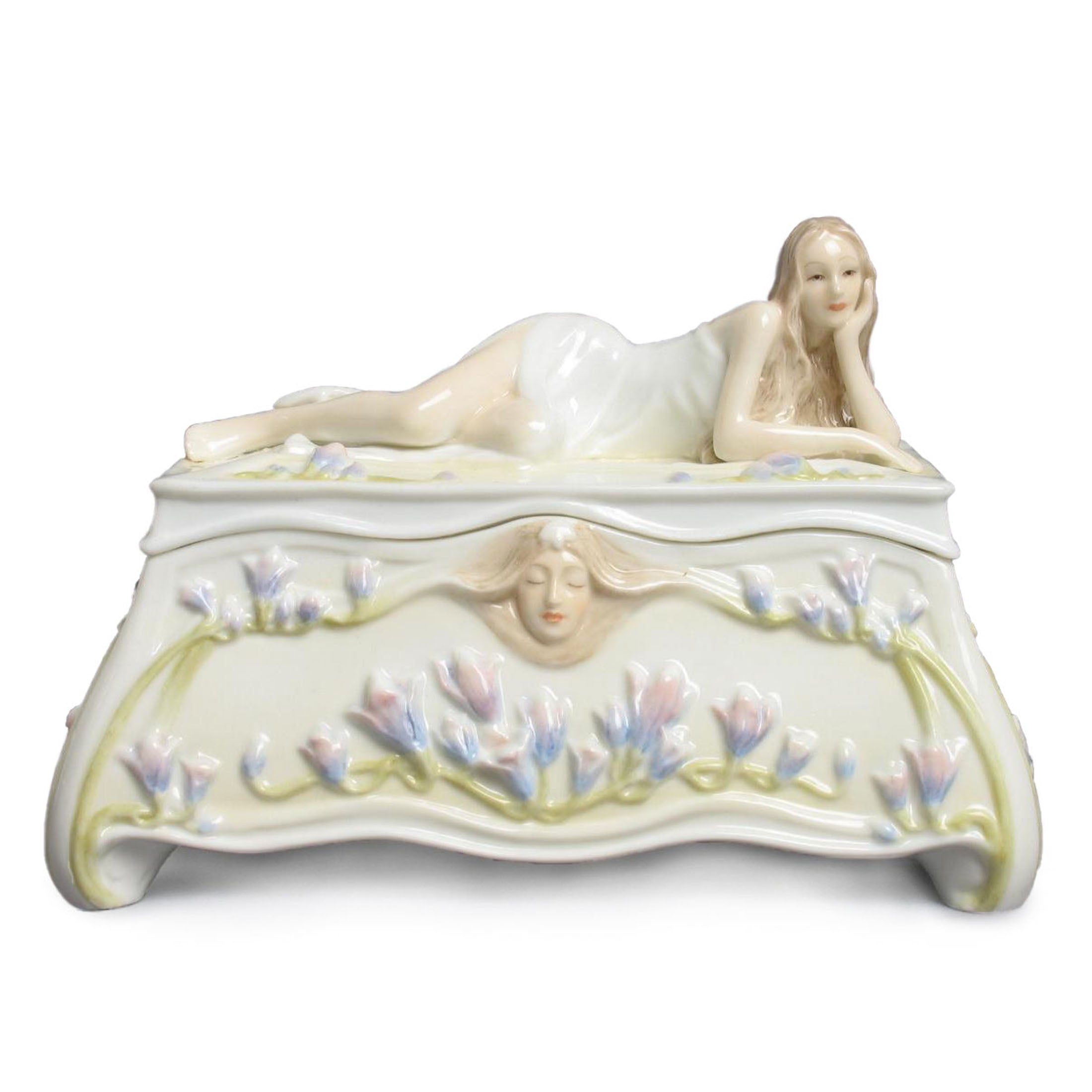 Maiden and Freesia Trinket Box