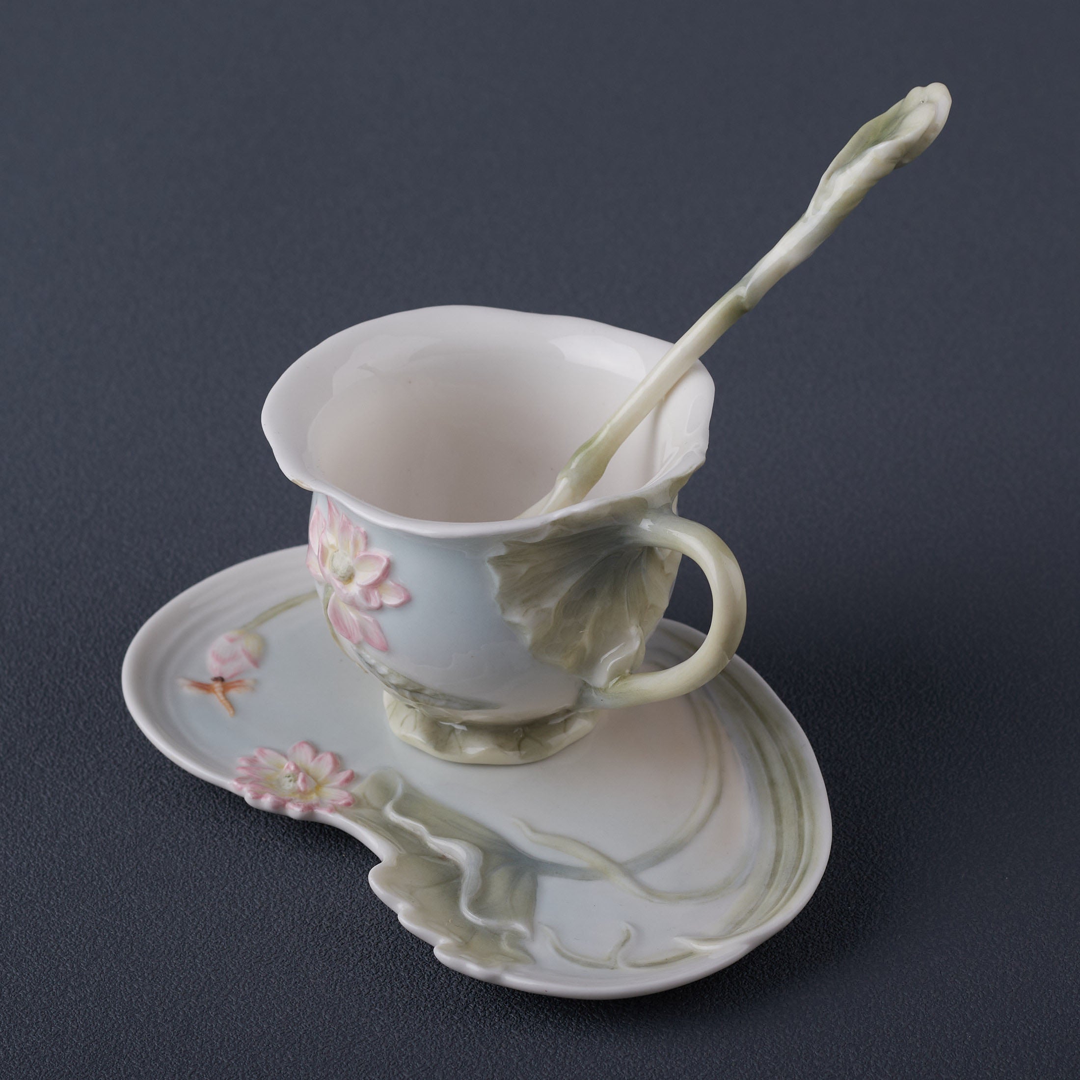 Lotus 3 Pcs Coffee Cup Set
