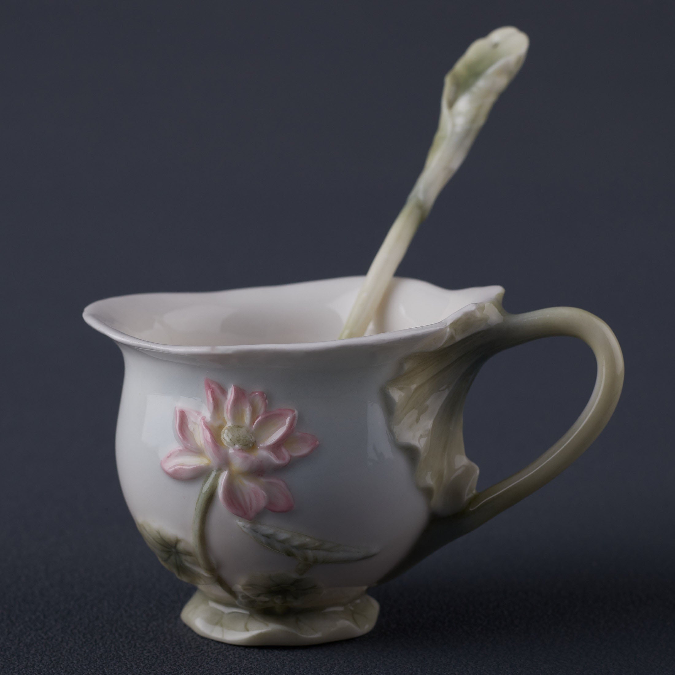Lotus 3 Pcs Coffee Cup Set