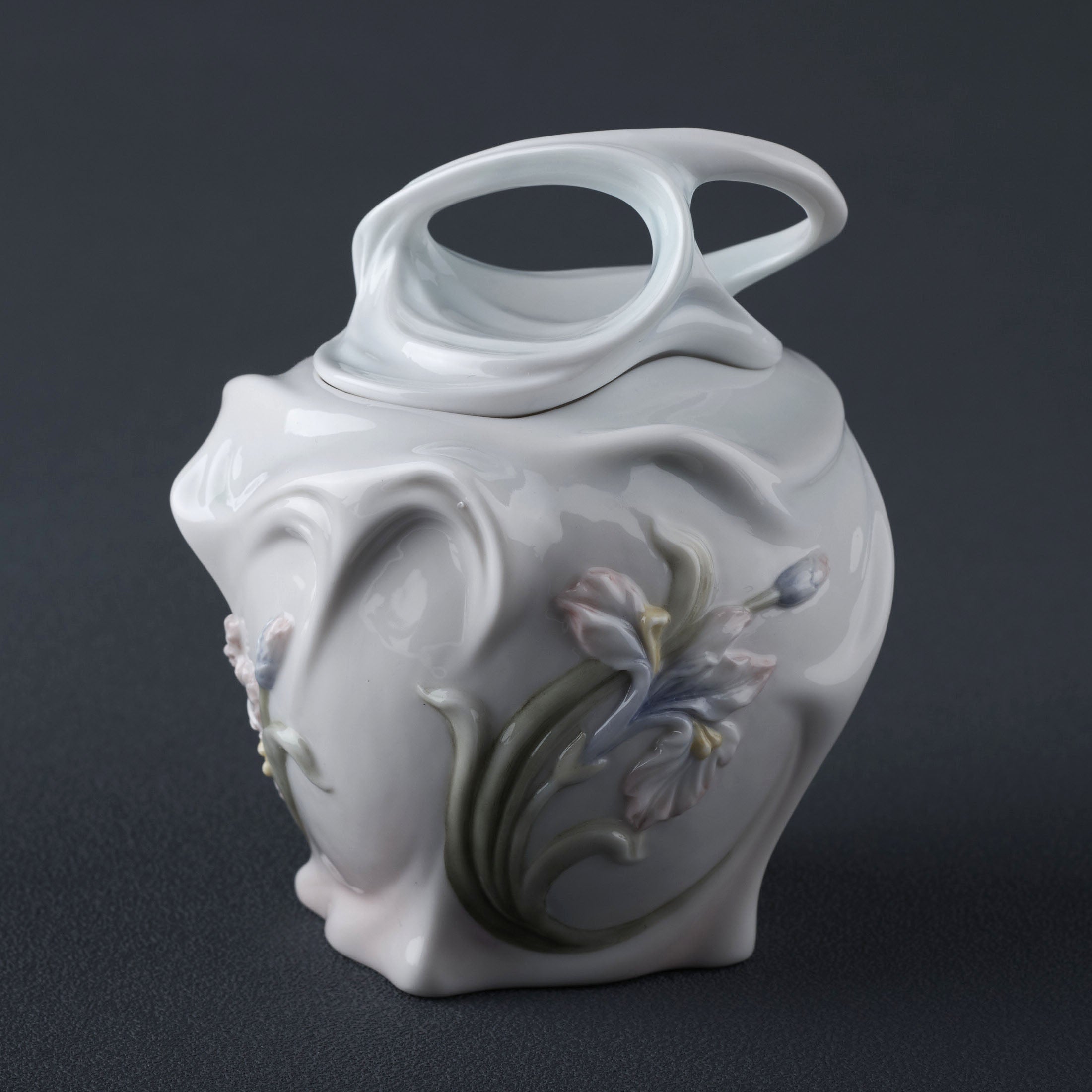 Iris Condiment Jar