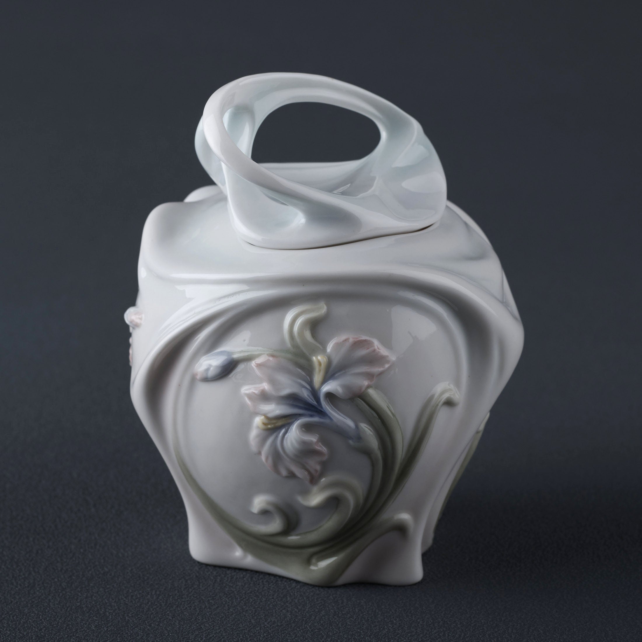 Iris Condiment Jar