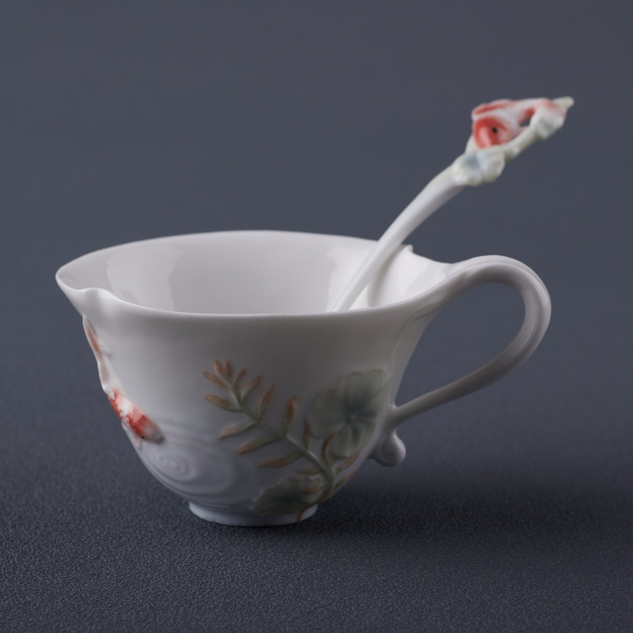 Koi Coffe Cup Set With Spoon