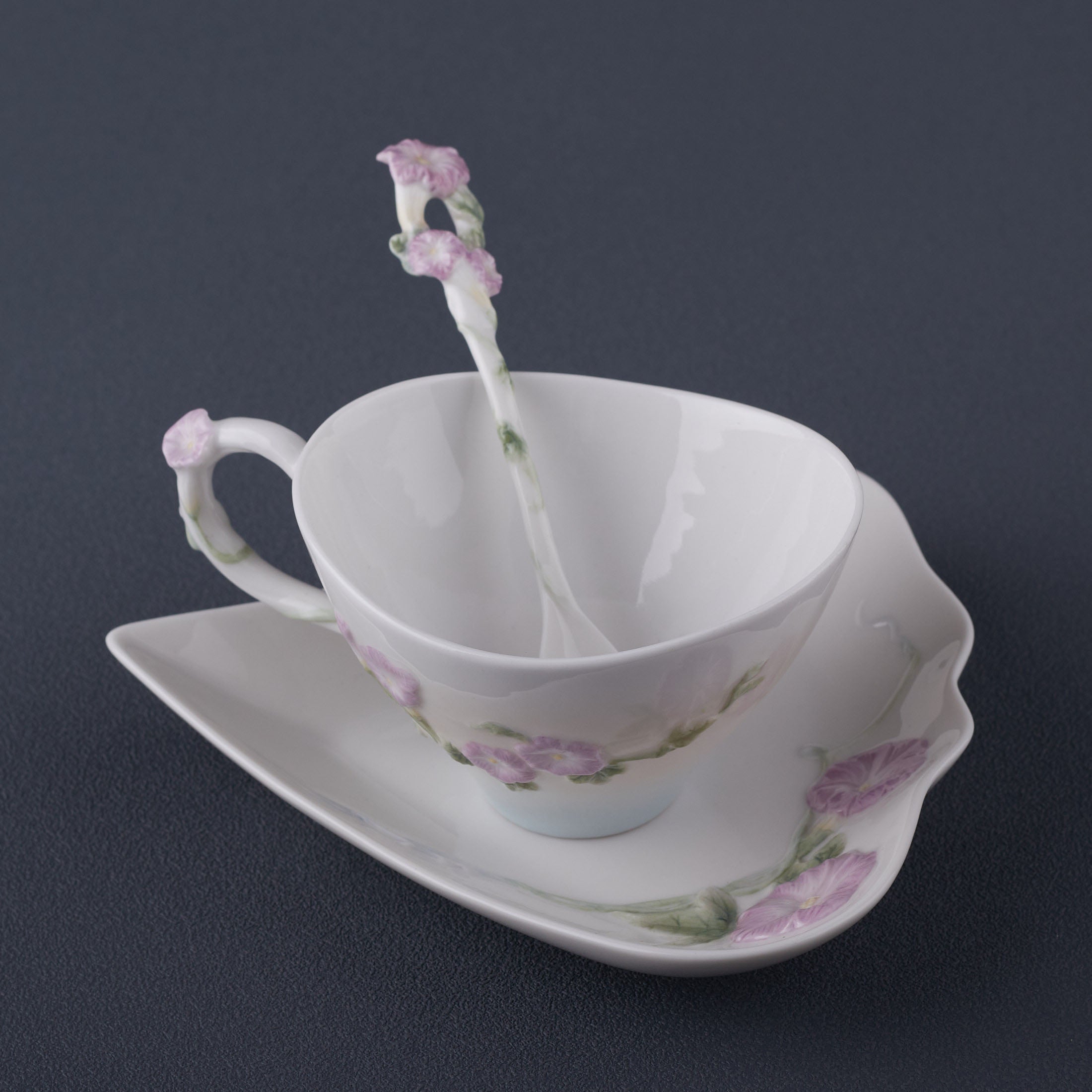 Morning Glory Coffee Set With Spoon