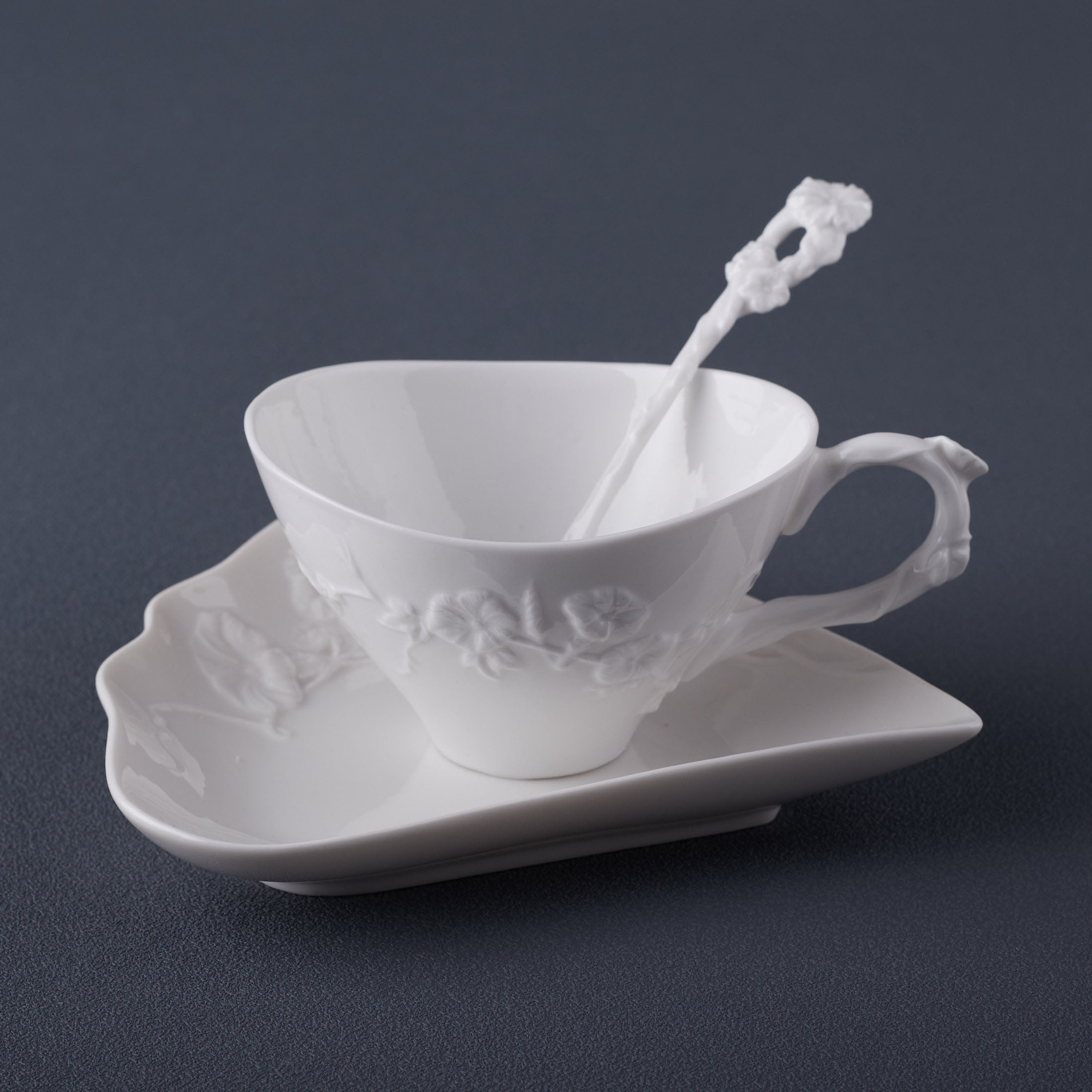 Morning Glory Coffee Set With Spoon