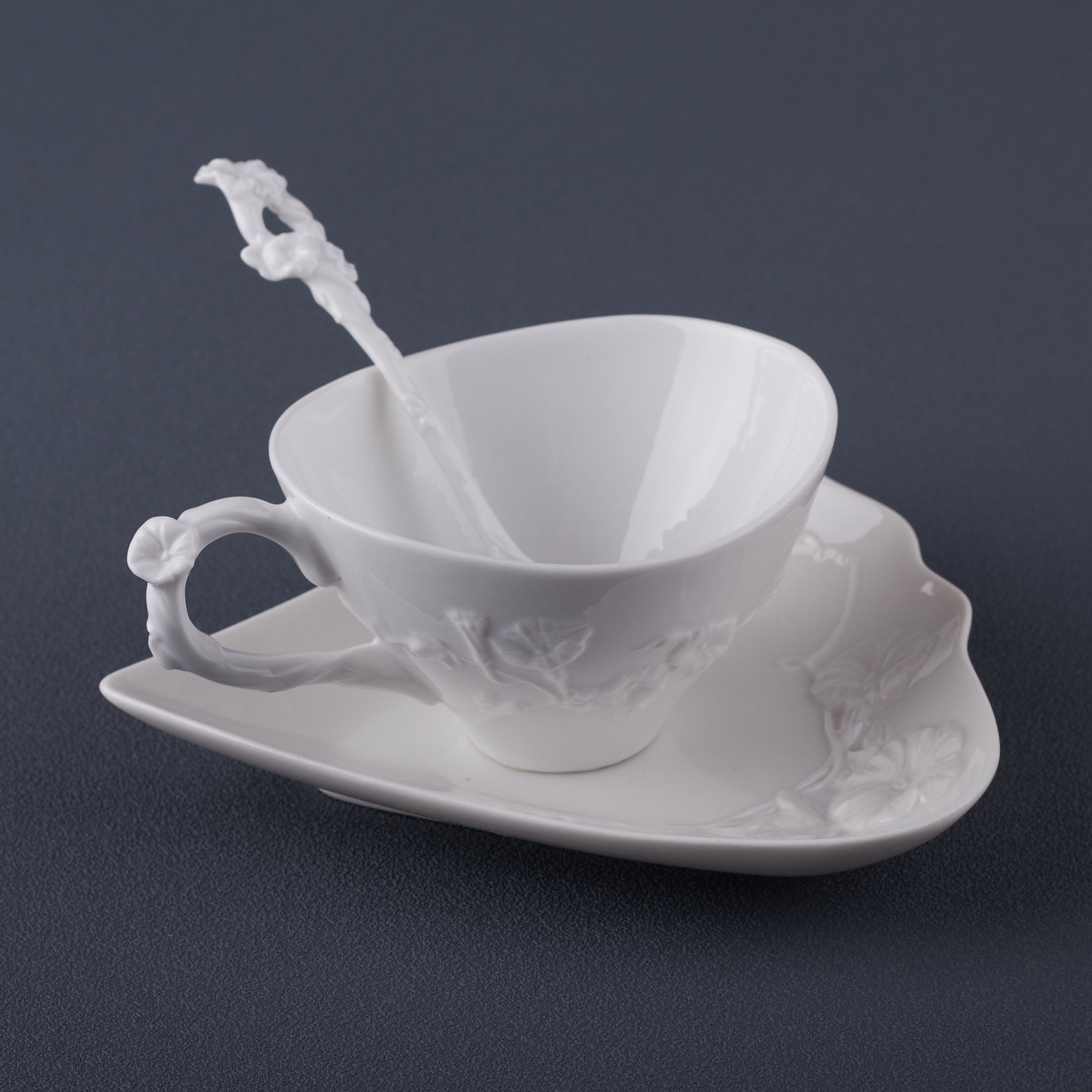 Morning Glory Coffee Set With Spoon